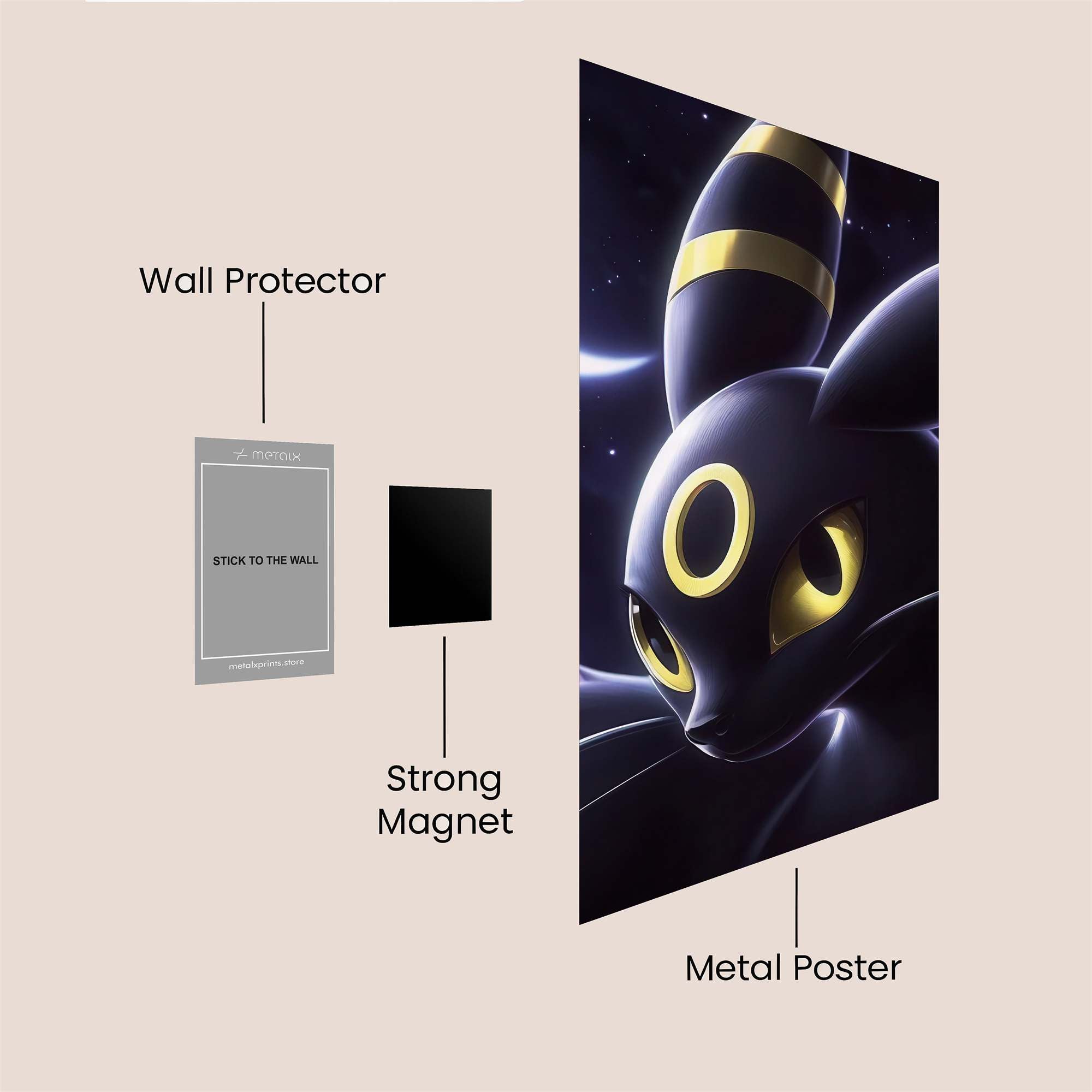 Umbreon Enigma Safe Wall Magnetic / M