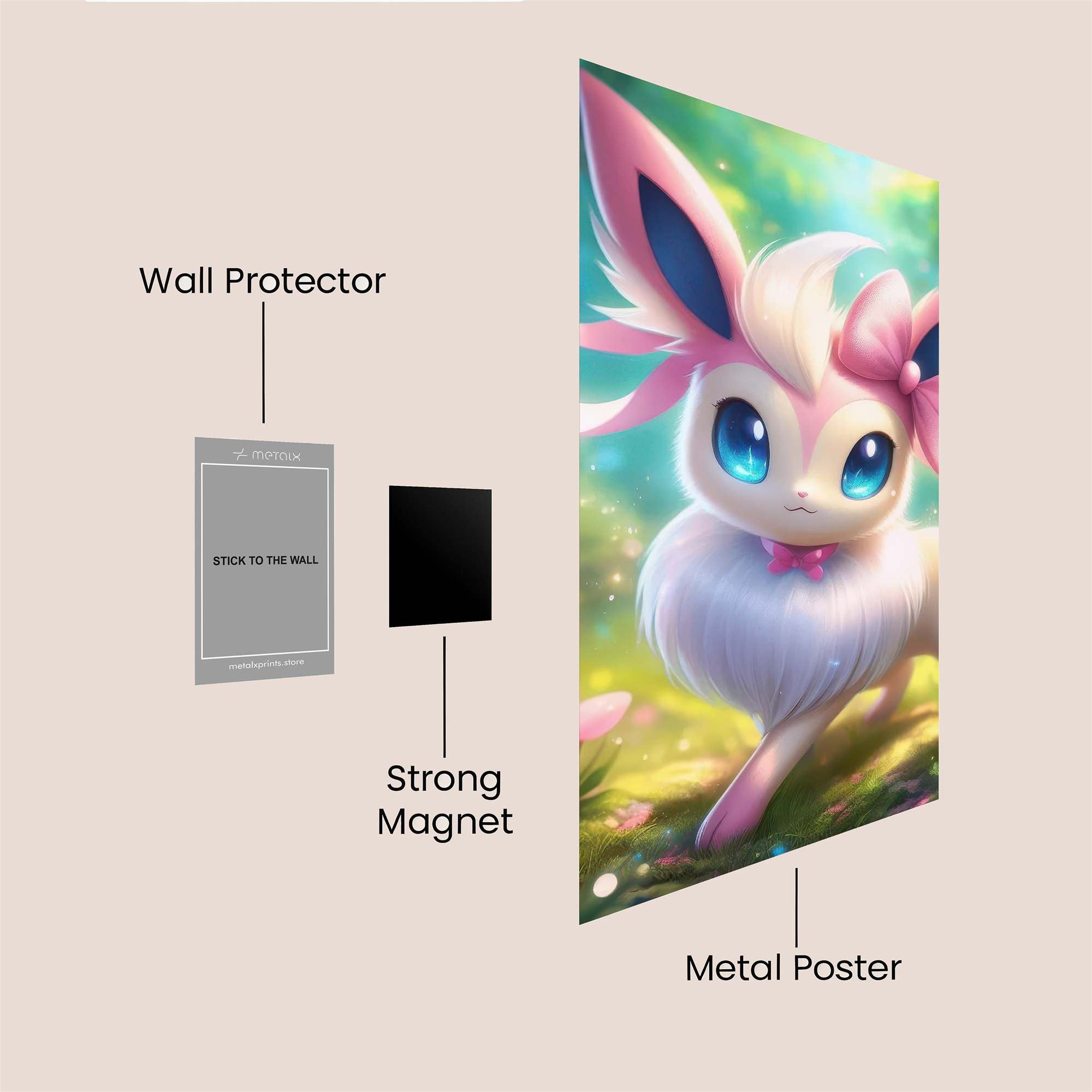 Sylveon Serenity Safe Wall Magnetic / M