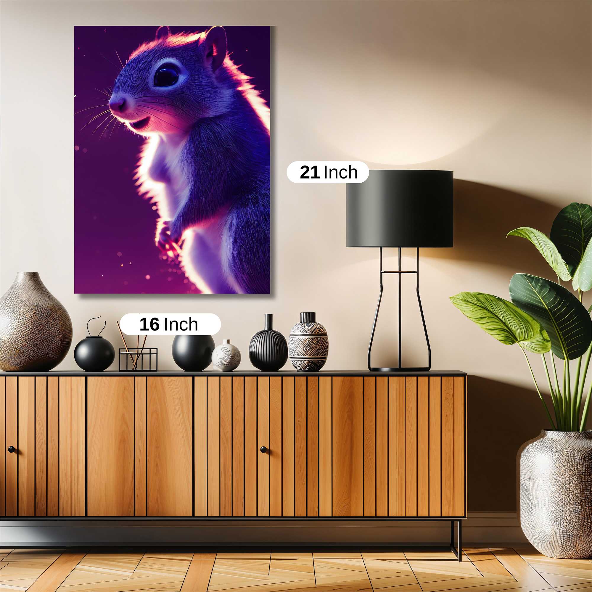 Squirrel Glow Safe Wall Magnetic / M