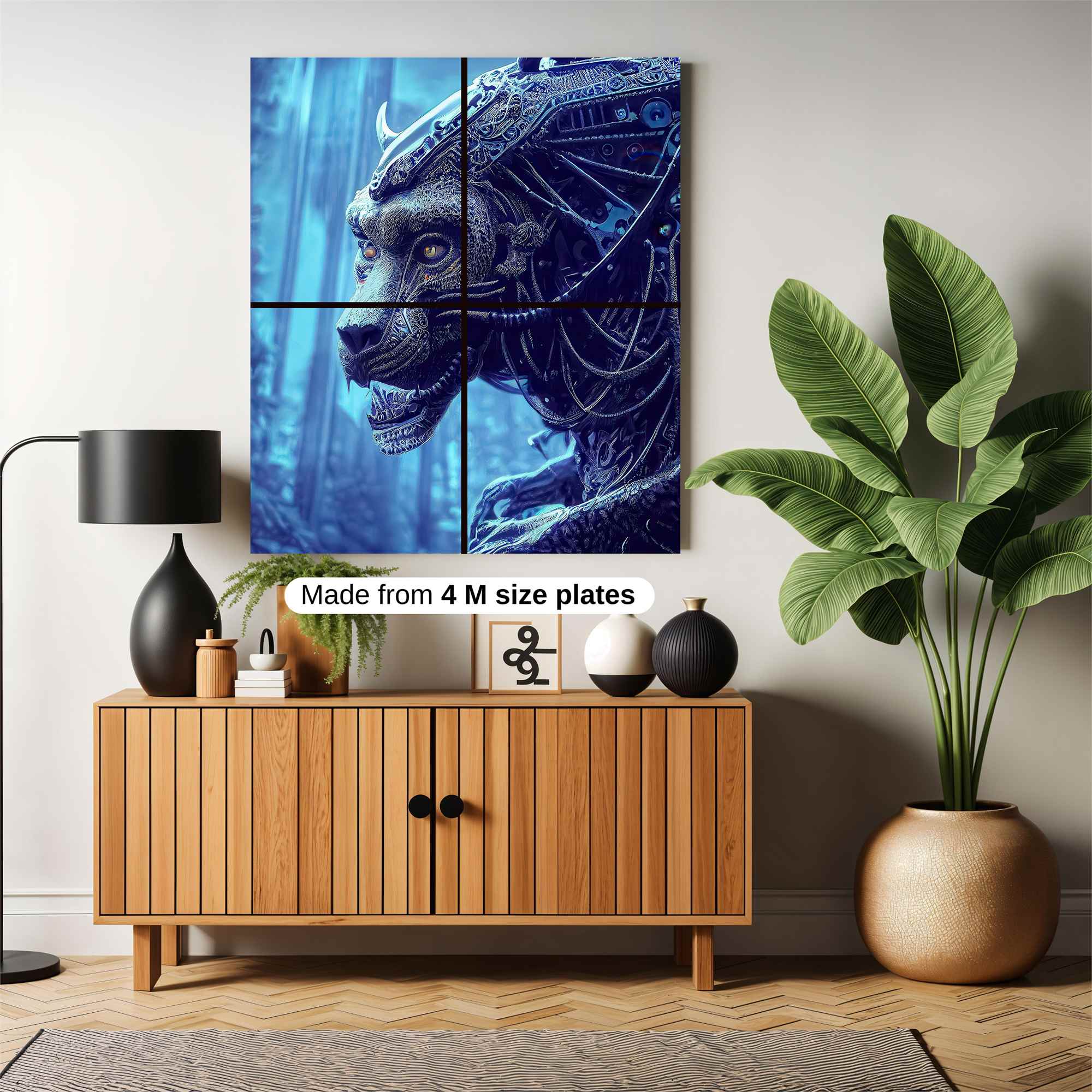 Cyber Panther Safe Wall Magnetic / M