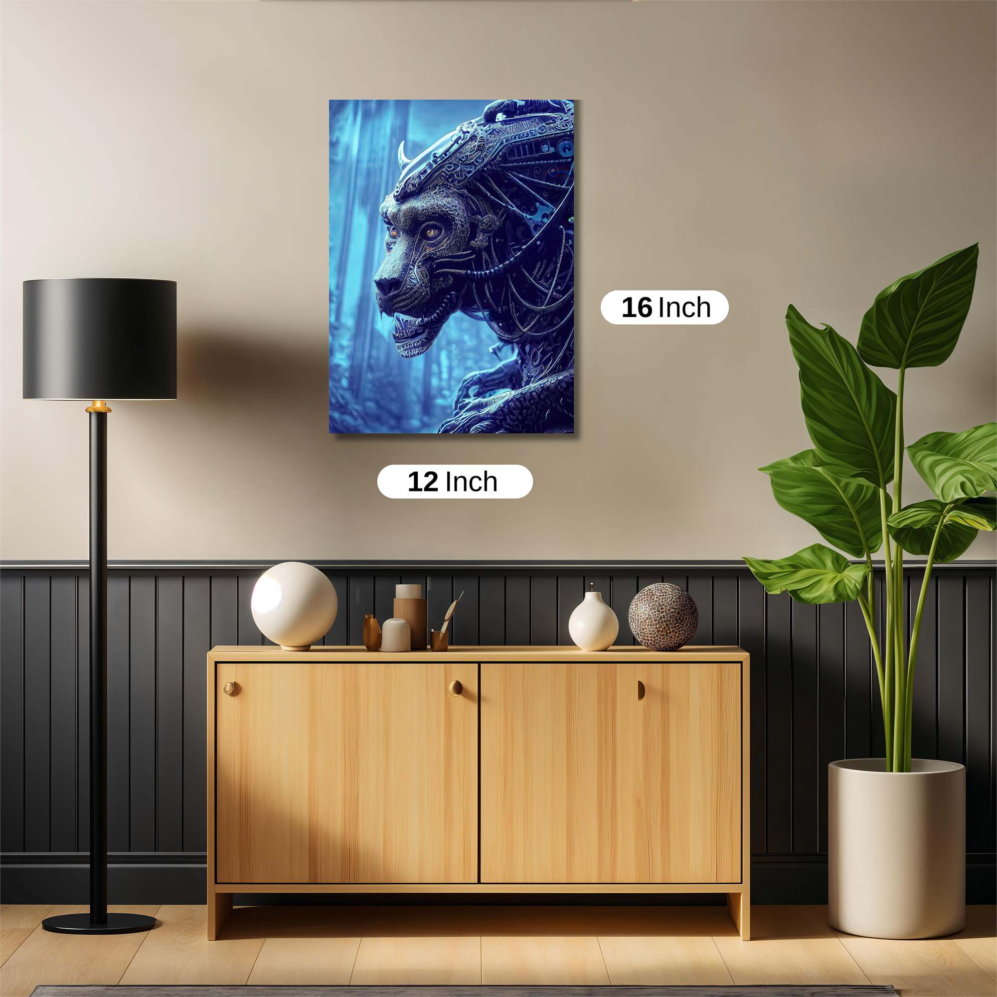 Cyber Panther Safe Wall Magnetic / M