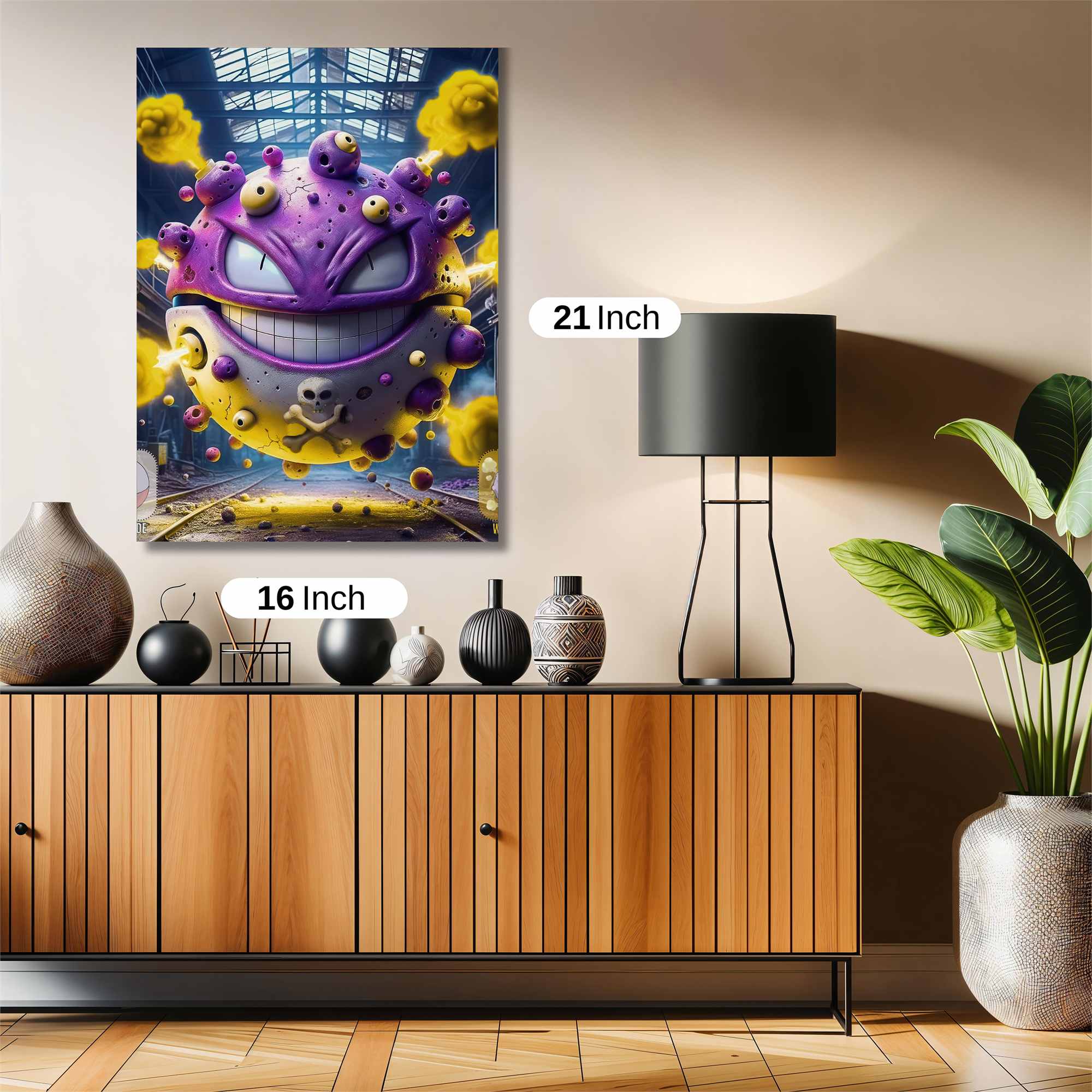 Gengar Gleeful Safe Wall Magnetic / M
