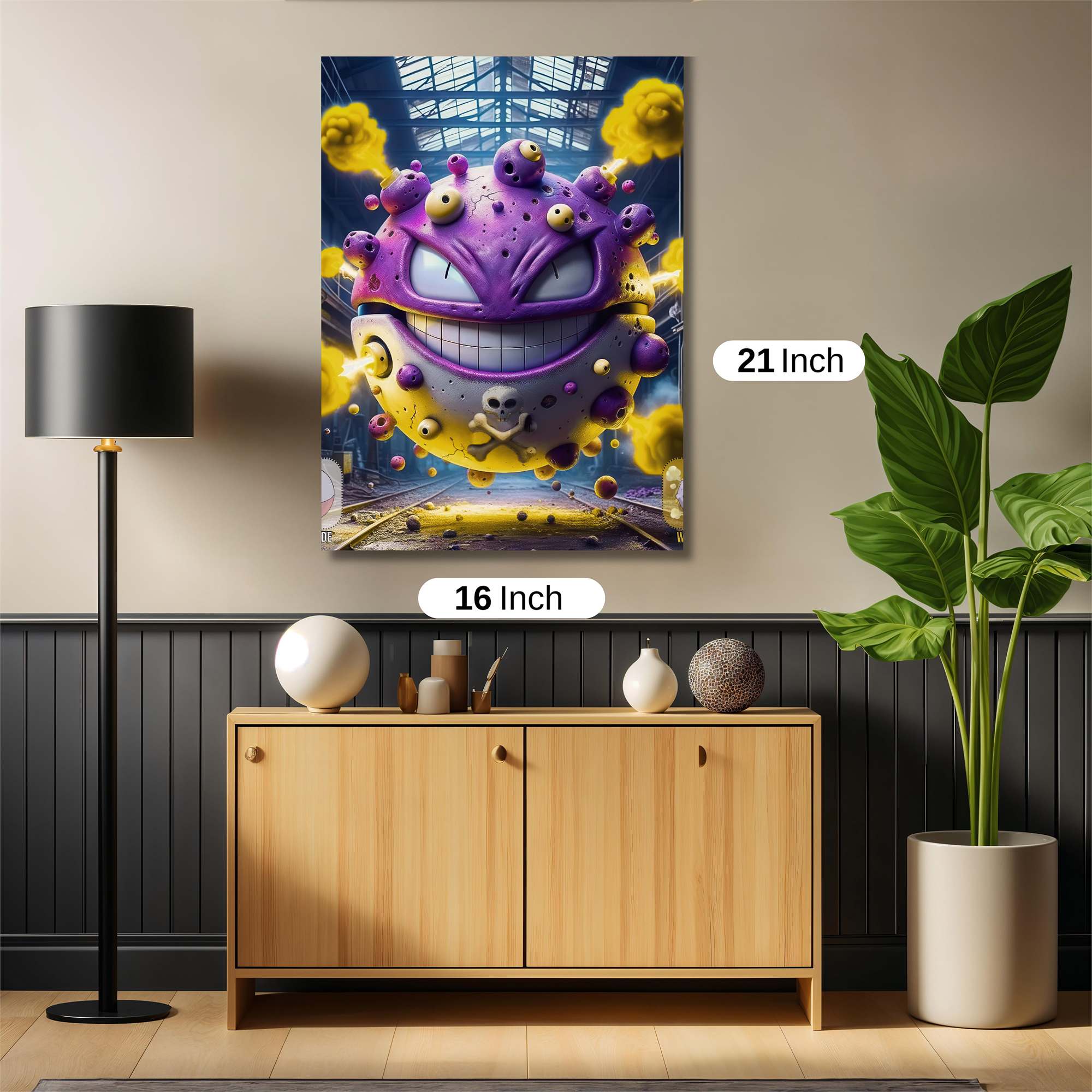 Gengar Gleeful Safe Wall Magnetic / M