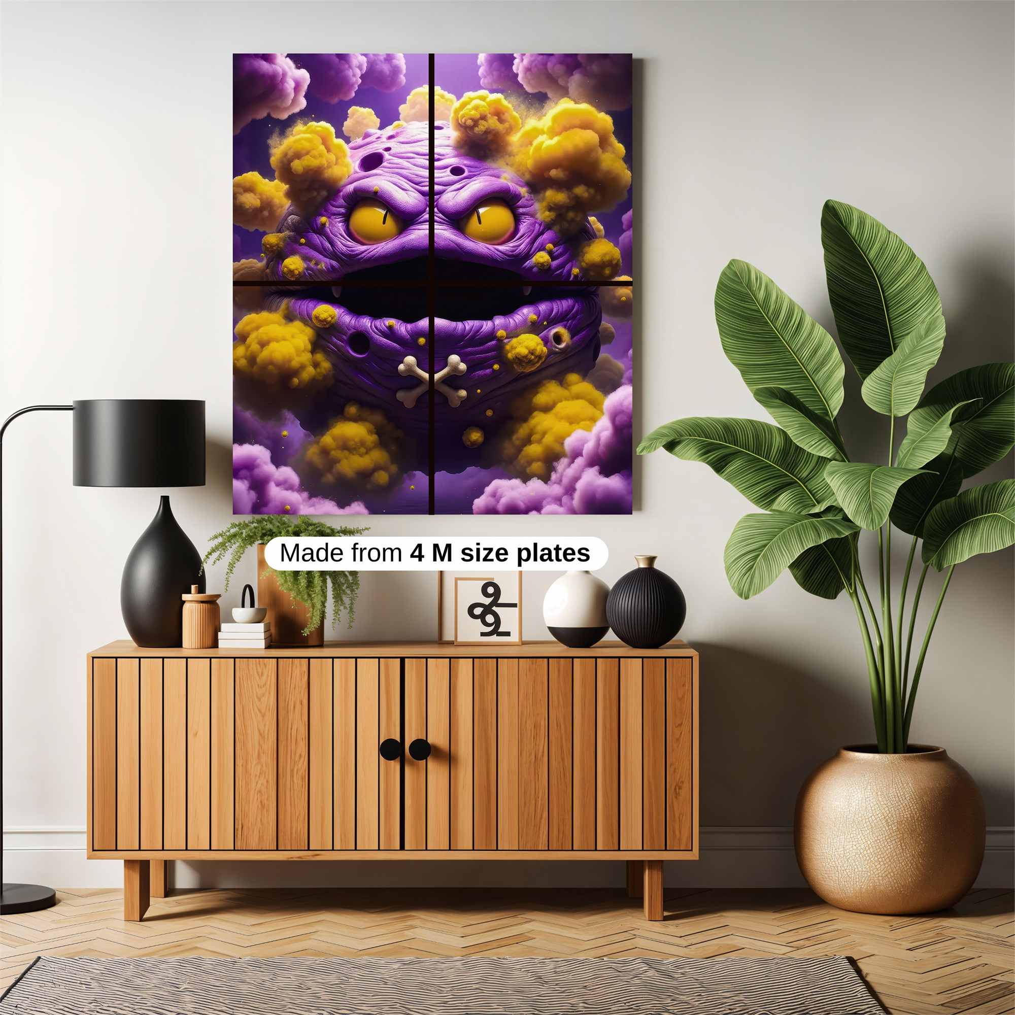 Toxic Menace Safe Wall Magnetic / M