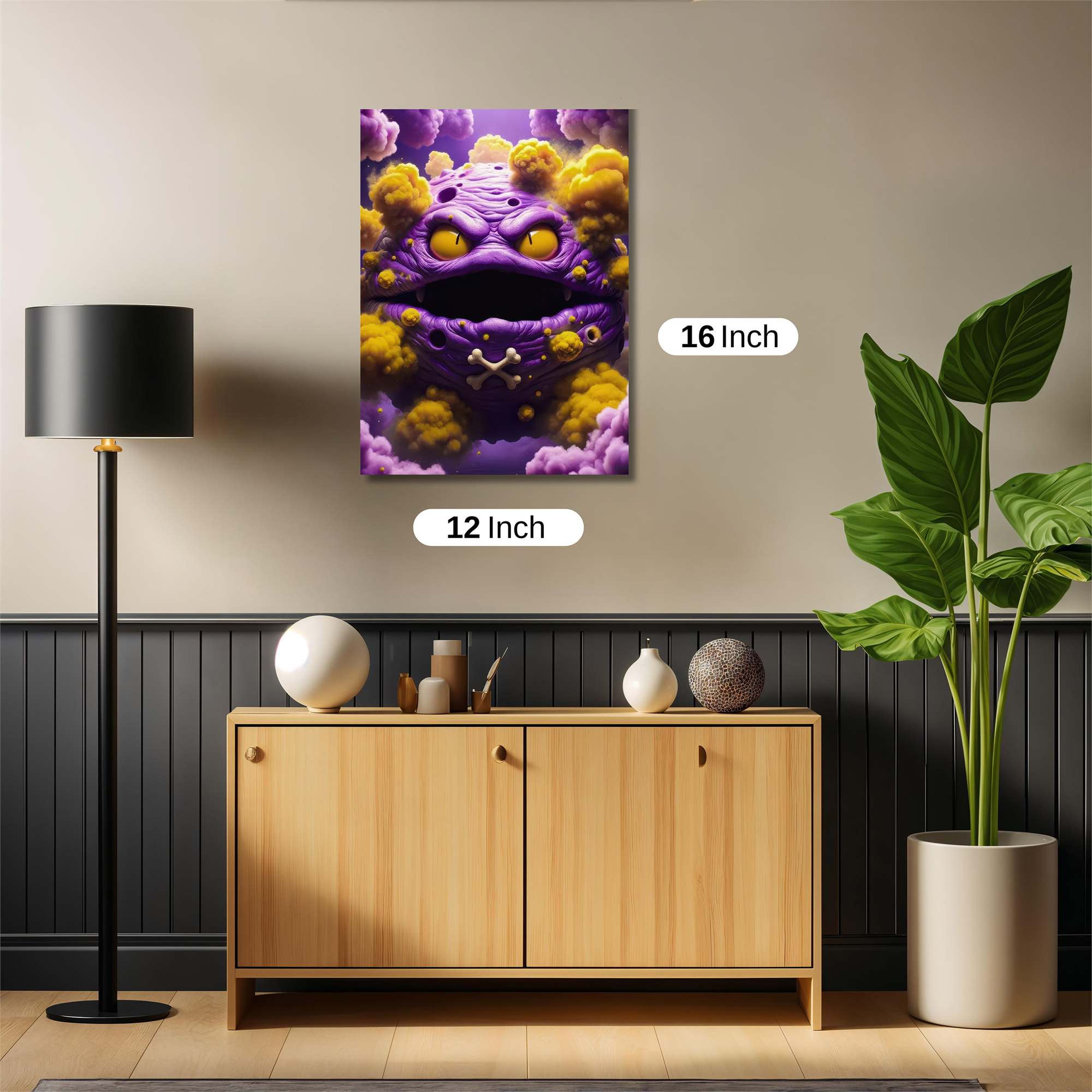 Toxic Menace Safe Wall Magnetic / M