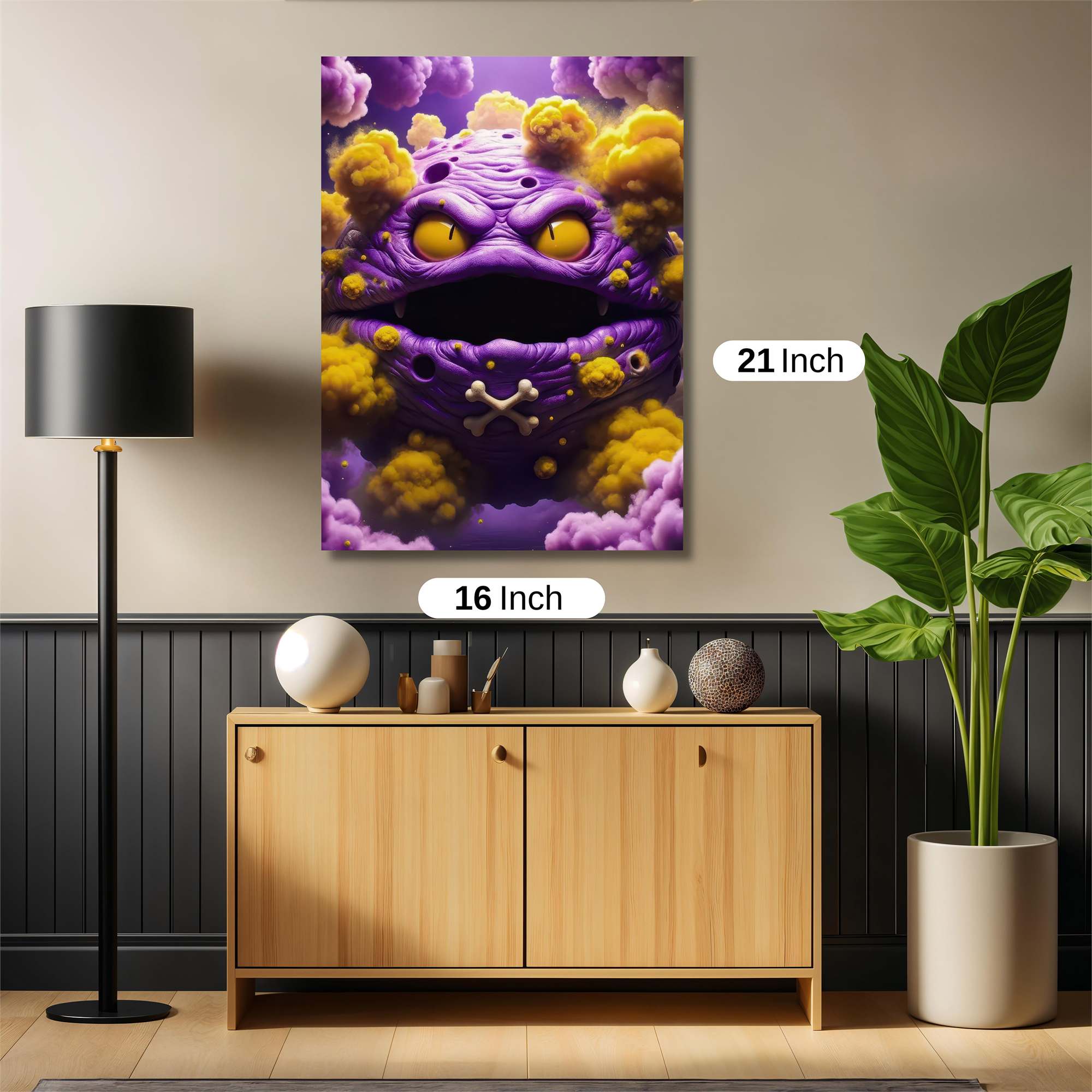 Toxic Menace Safe Wall Magnetic / M
