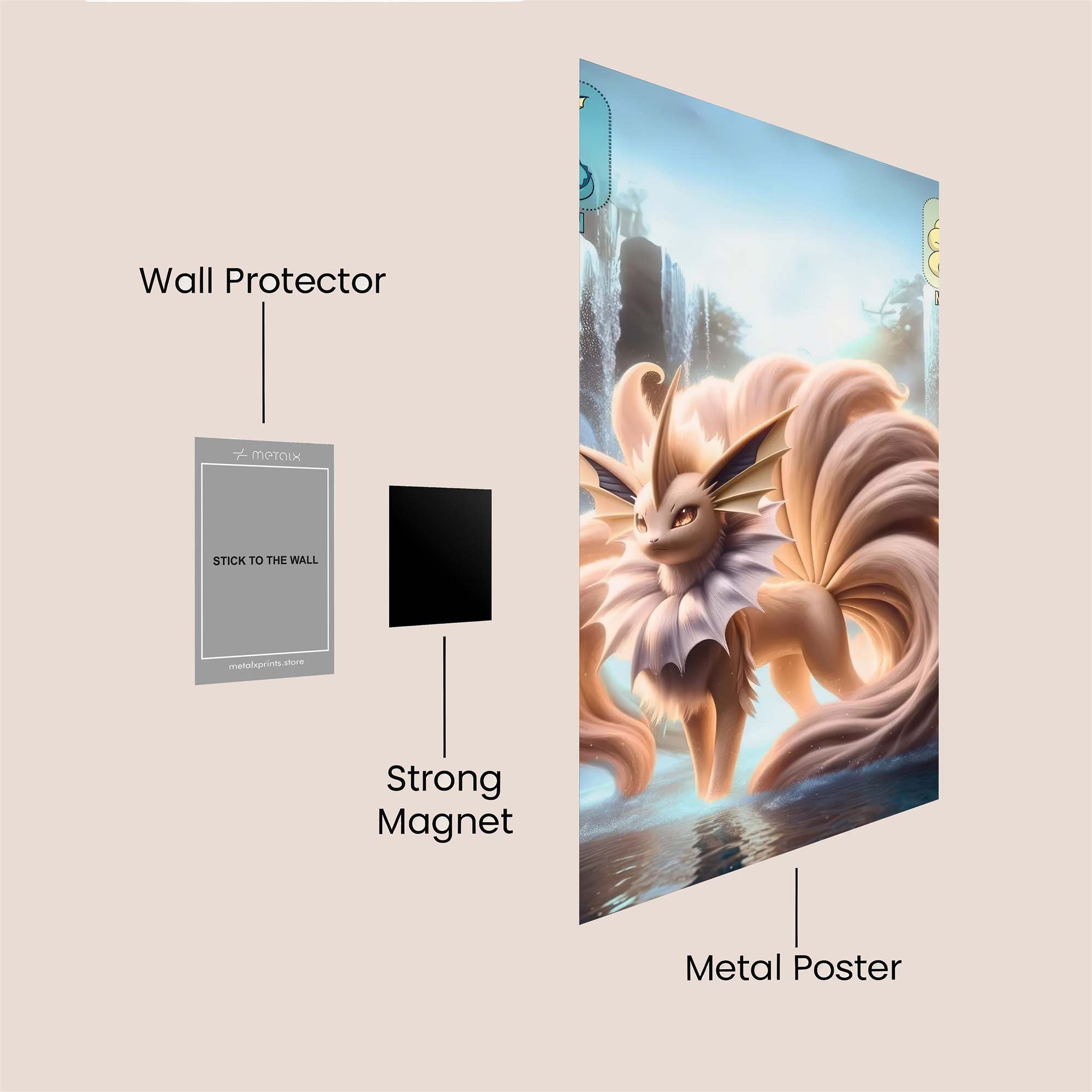JolteonJubilant Safe Wall Magnetic / M