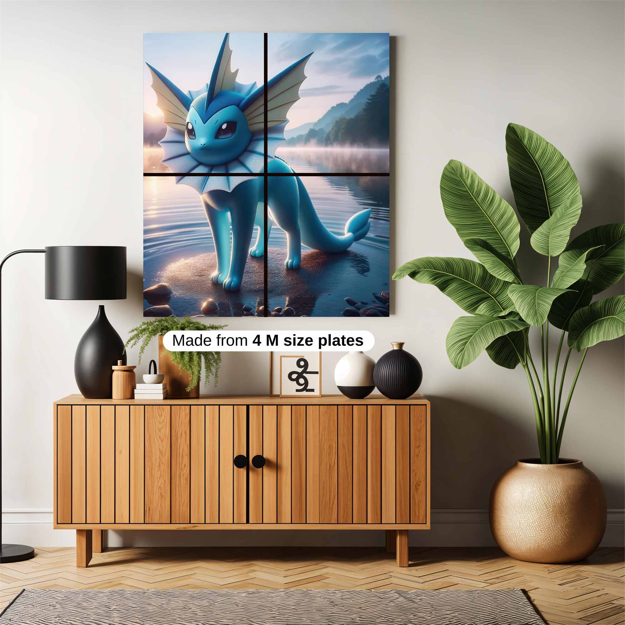 Vaporeon Serene Safe Wall Magnetic / M