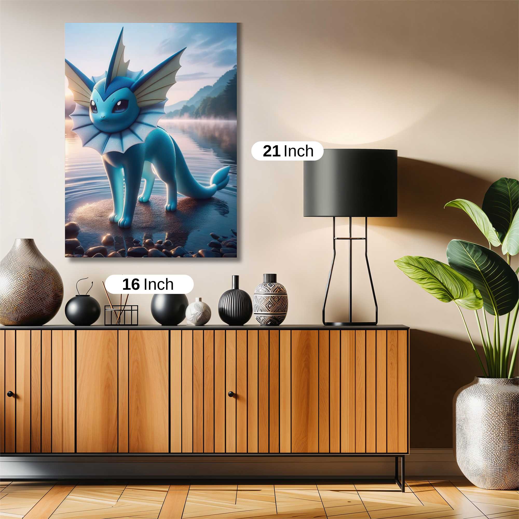 Vaporeon Serene Safe Wall Magnetic / M