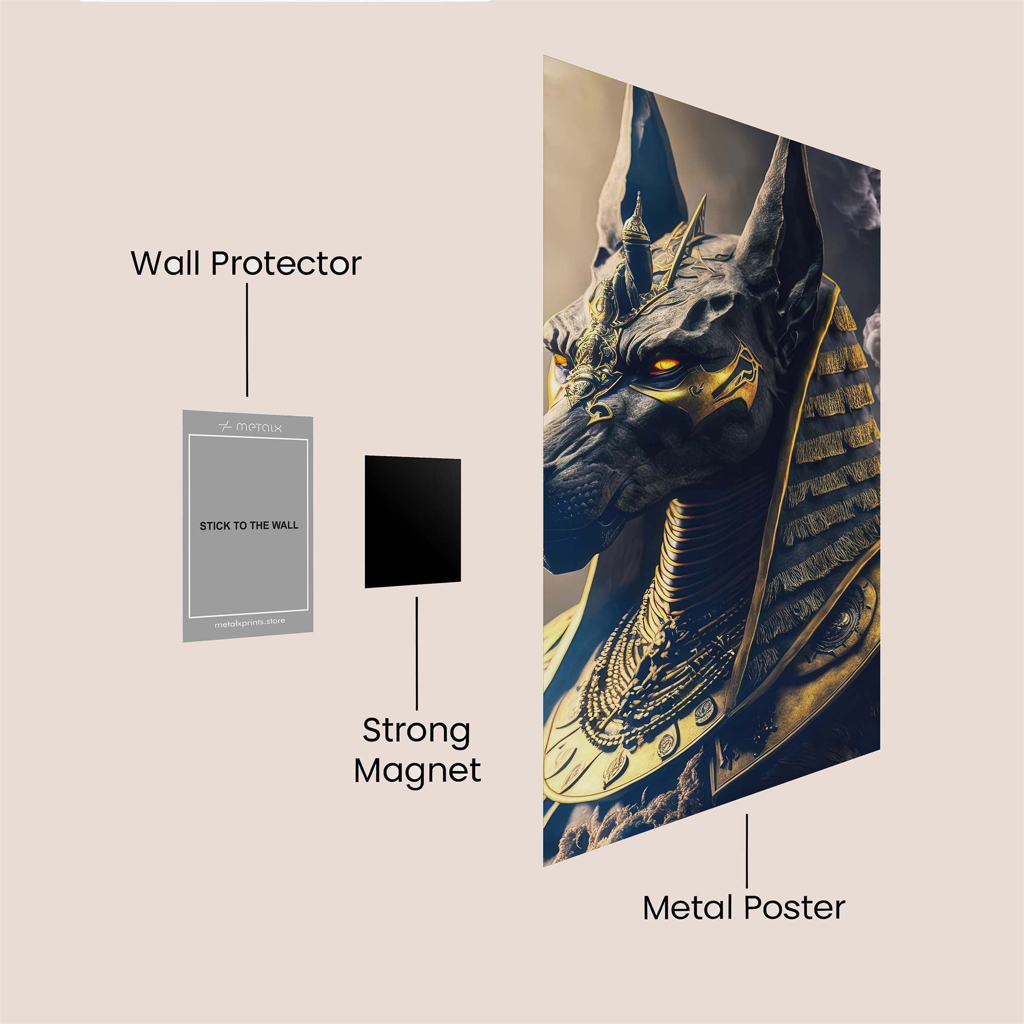 Anubis Ascendant Safe Wall Magnetic / M