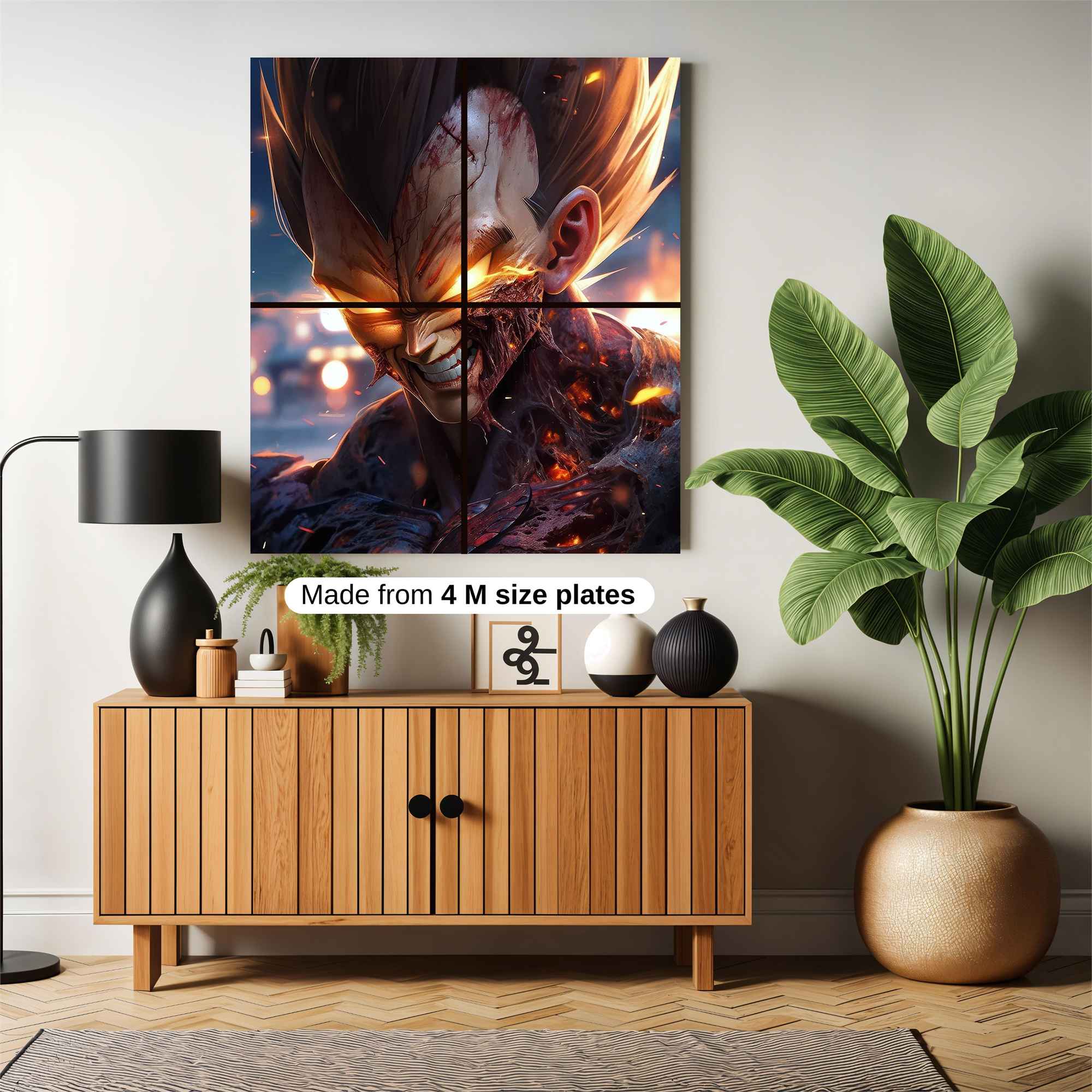 Vegeta Volcanic Safe Wall Magnetic / M