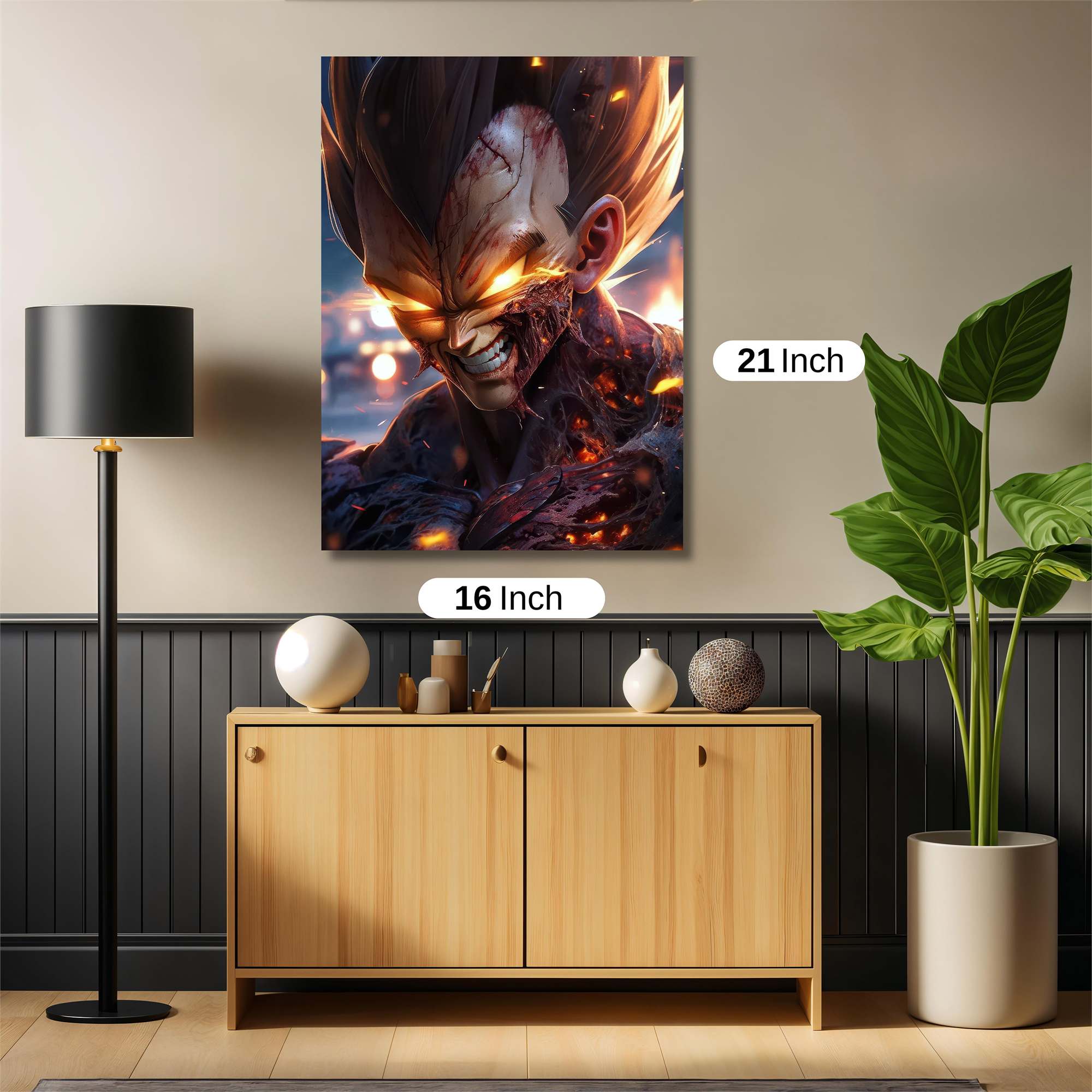 Vegeta Volcanic Safe Wall Magnetic / M