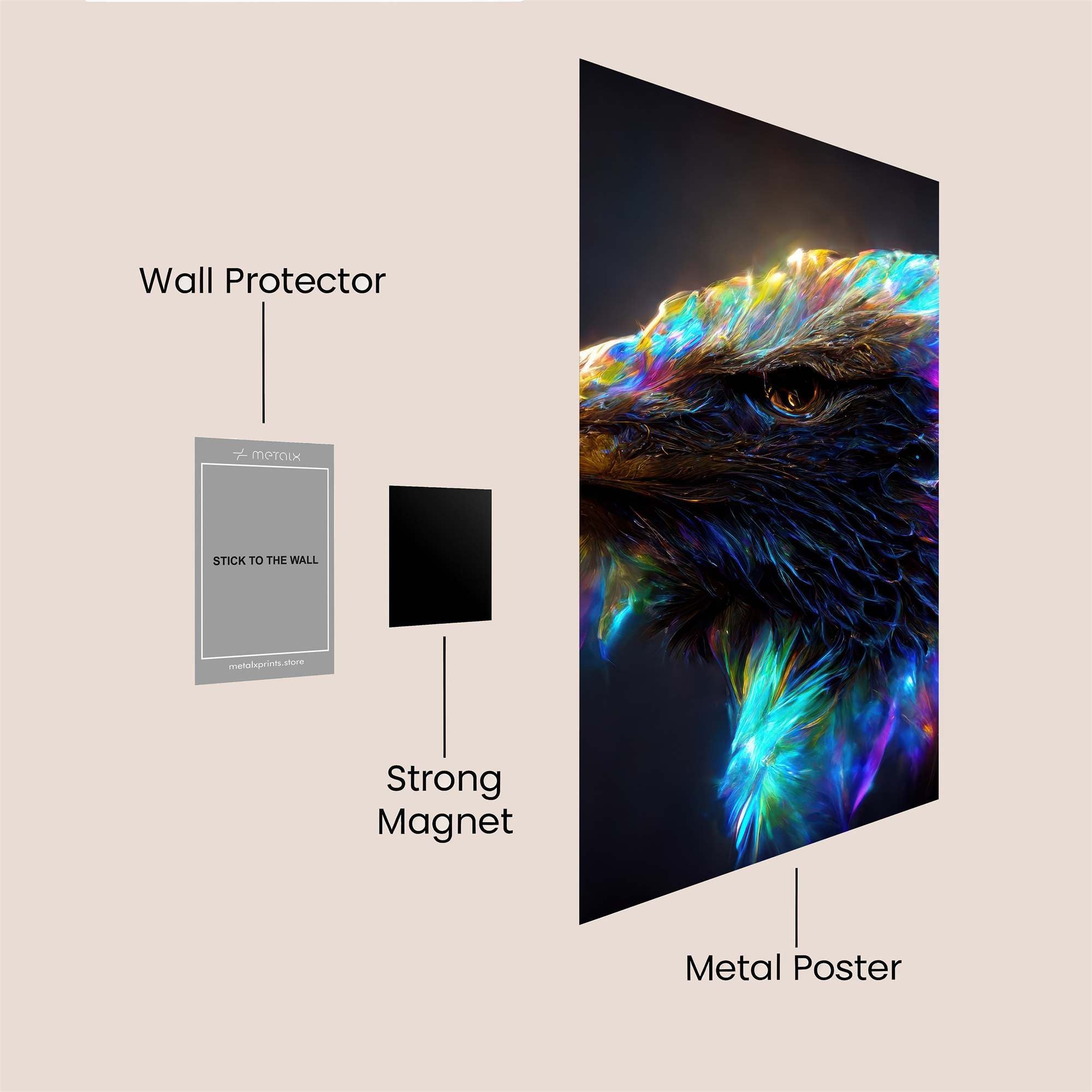 Phoenix Radiant Safe Wall Magnetic / M