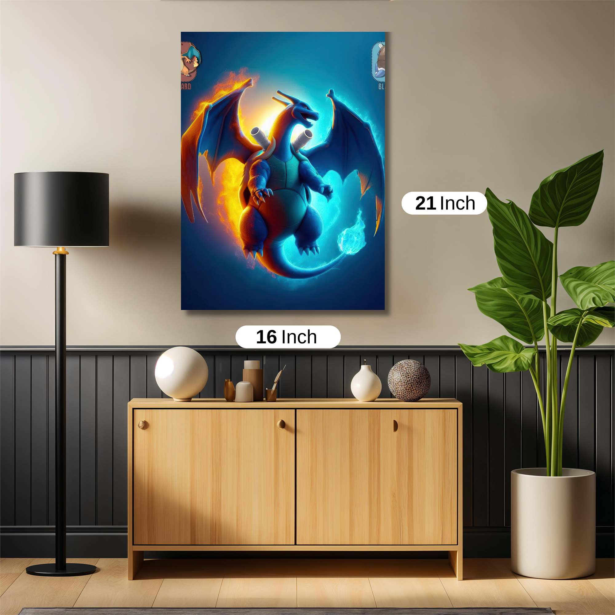 Charizard Blaze Safe Wall Magnetic / M