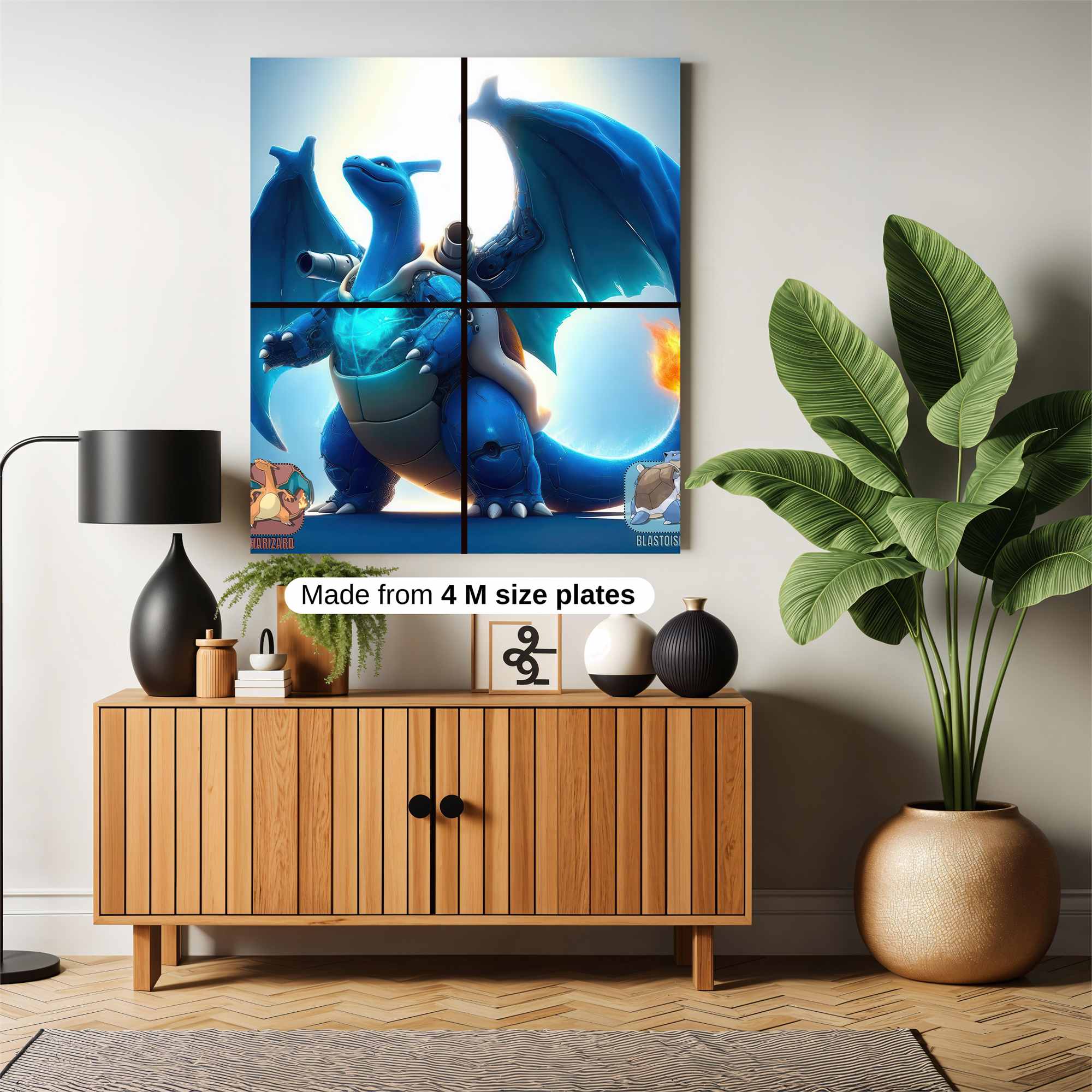 Charizard Fusion Safe Wall Magnetic / M