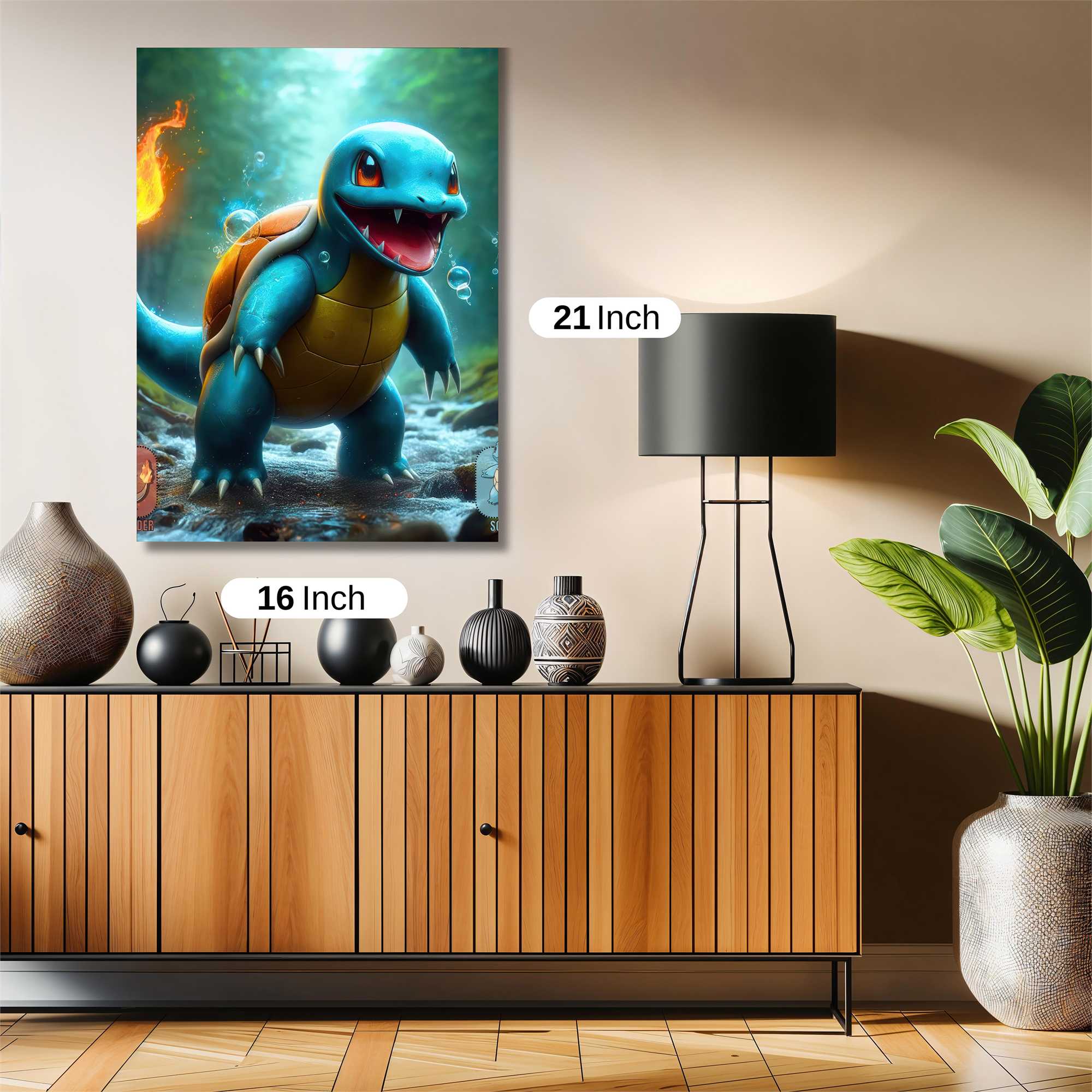 Squirtle Fierce Safe Wall Magnetic / M