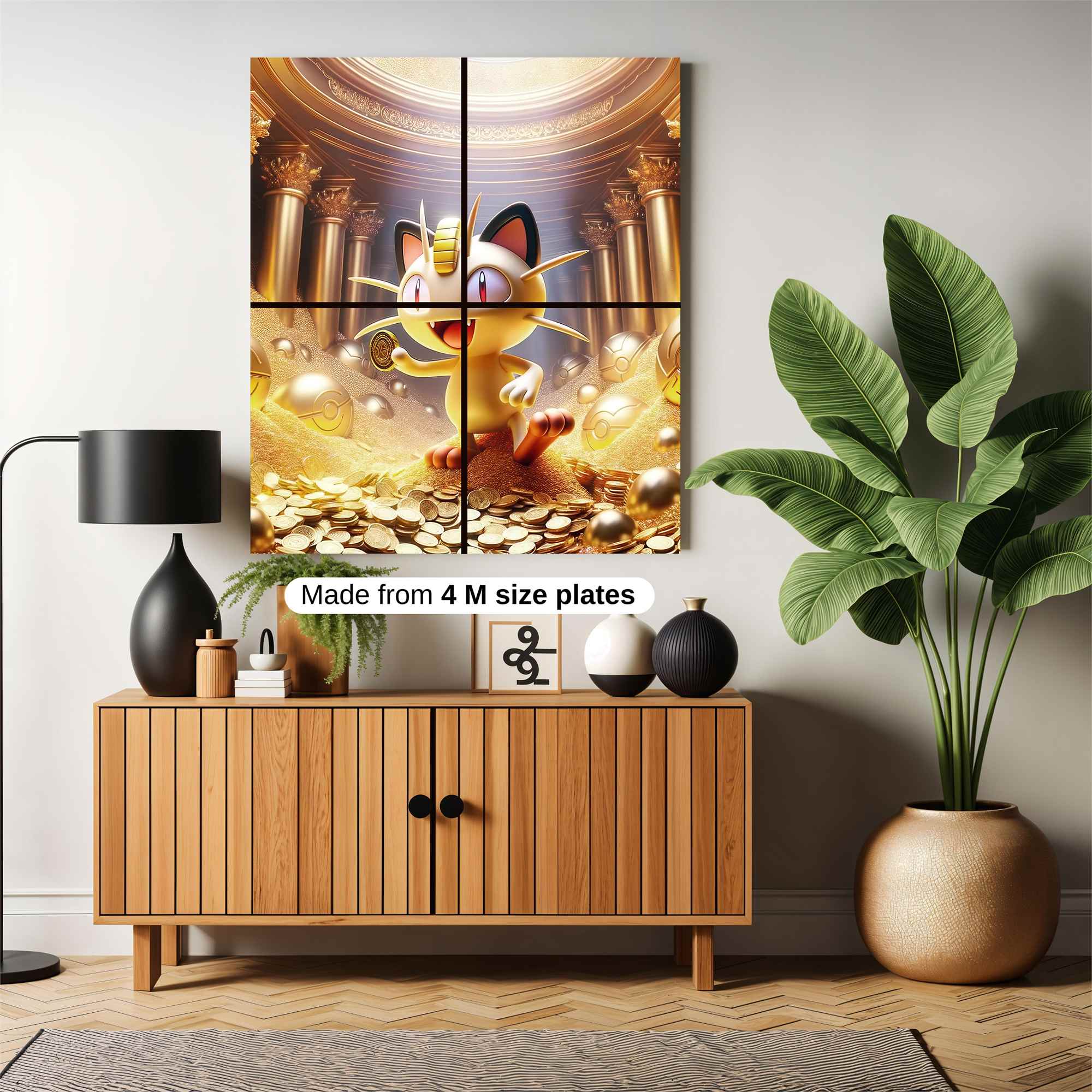 Meowth Majestic Safe Wall Magnetic / M