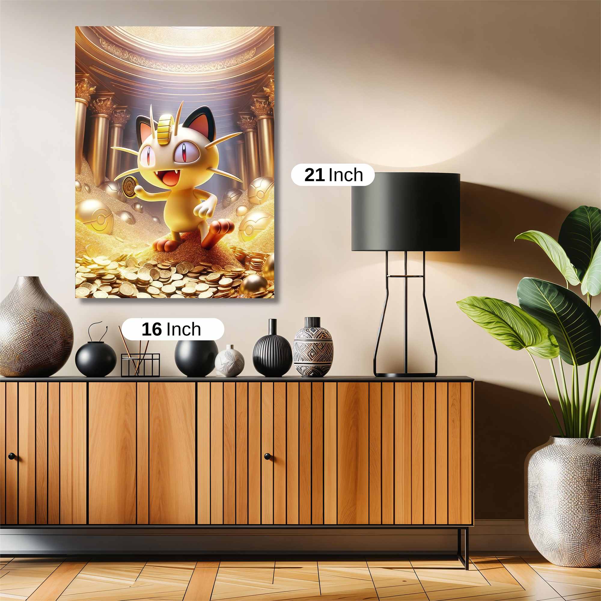 Meowth Majestic Safe Wall Magnetic / M
