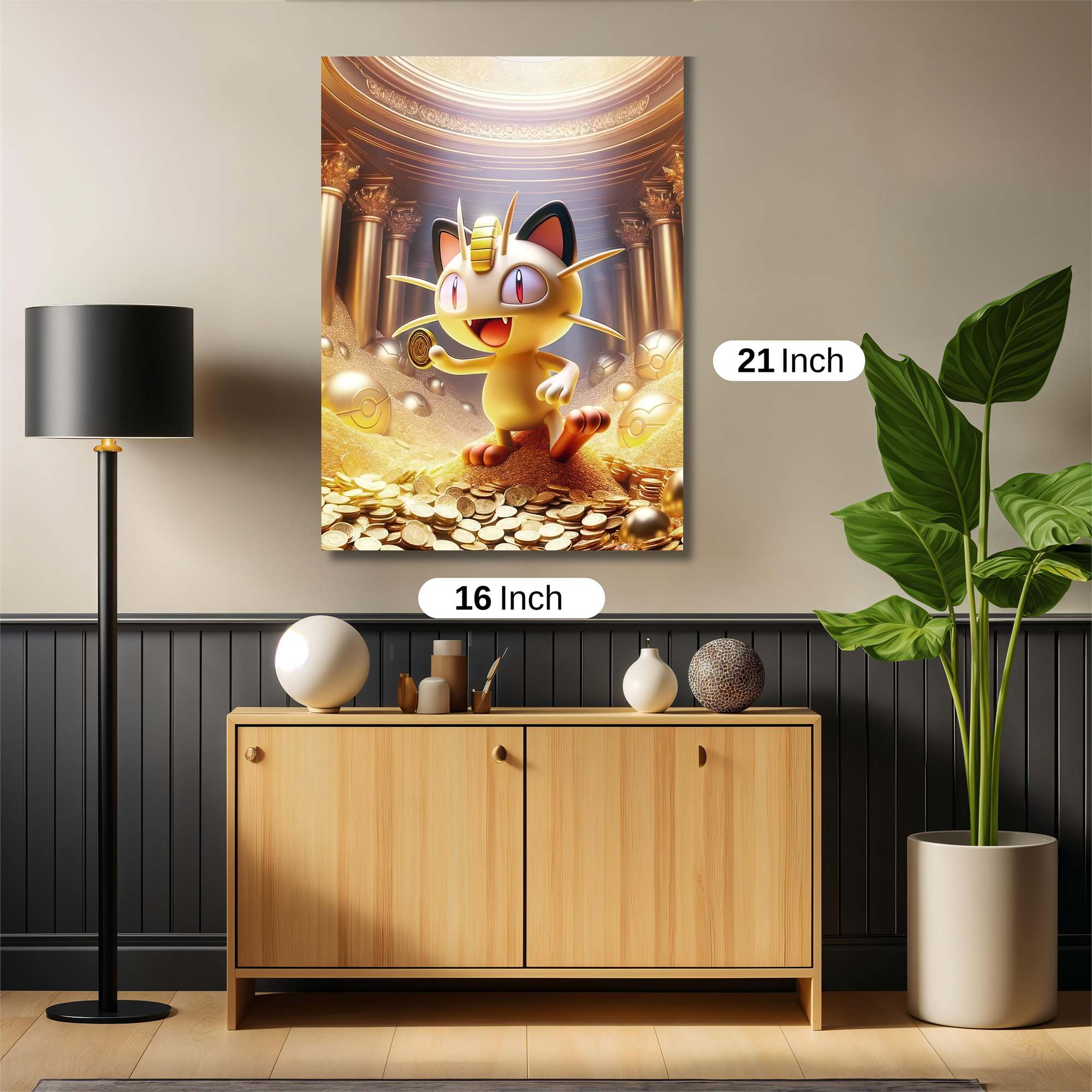 Meowth Majestic Safe Wall Magnetic / M