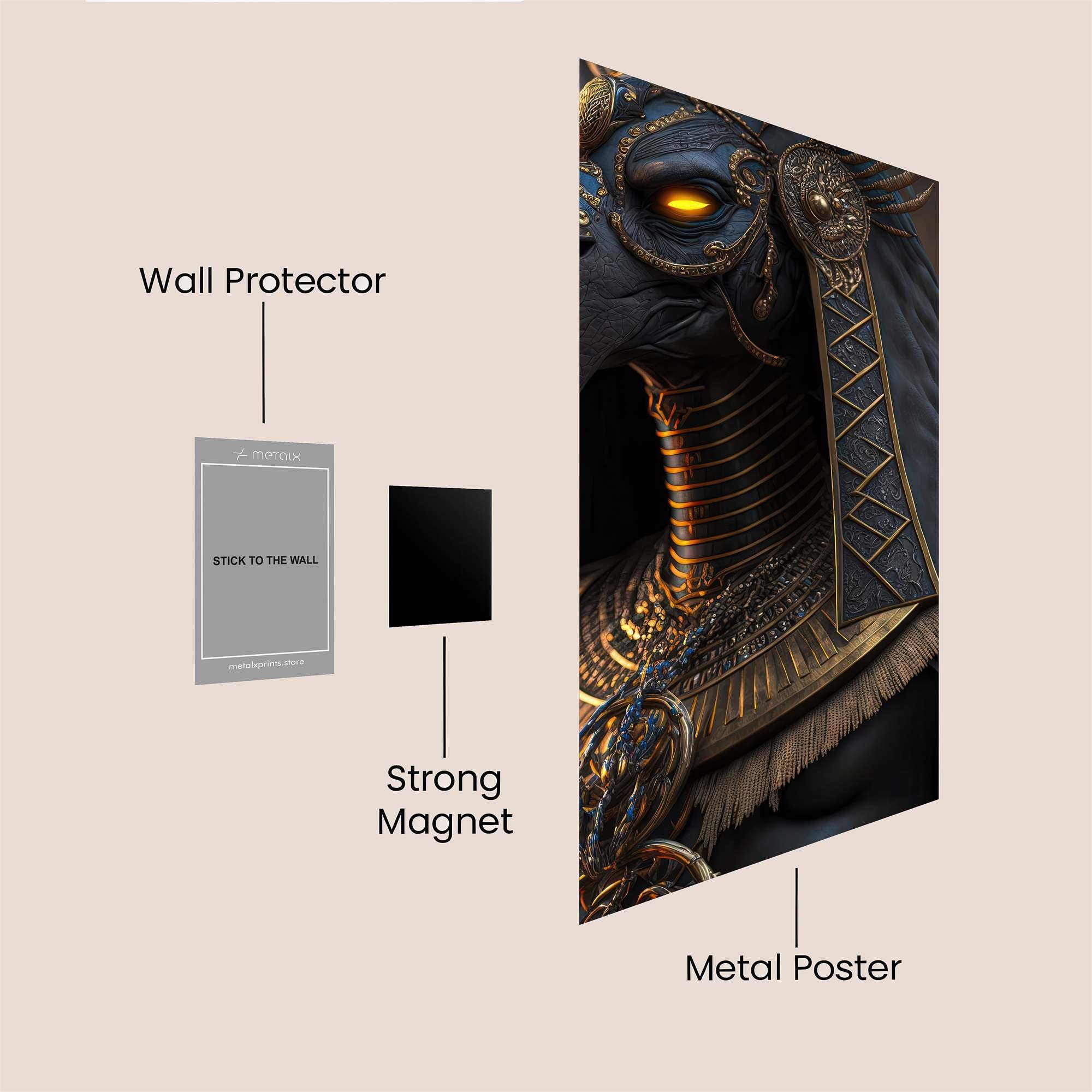 Horus Enigma Safe Wall Magnetic / M