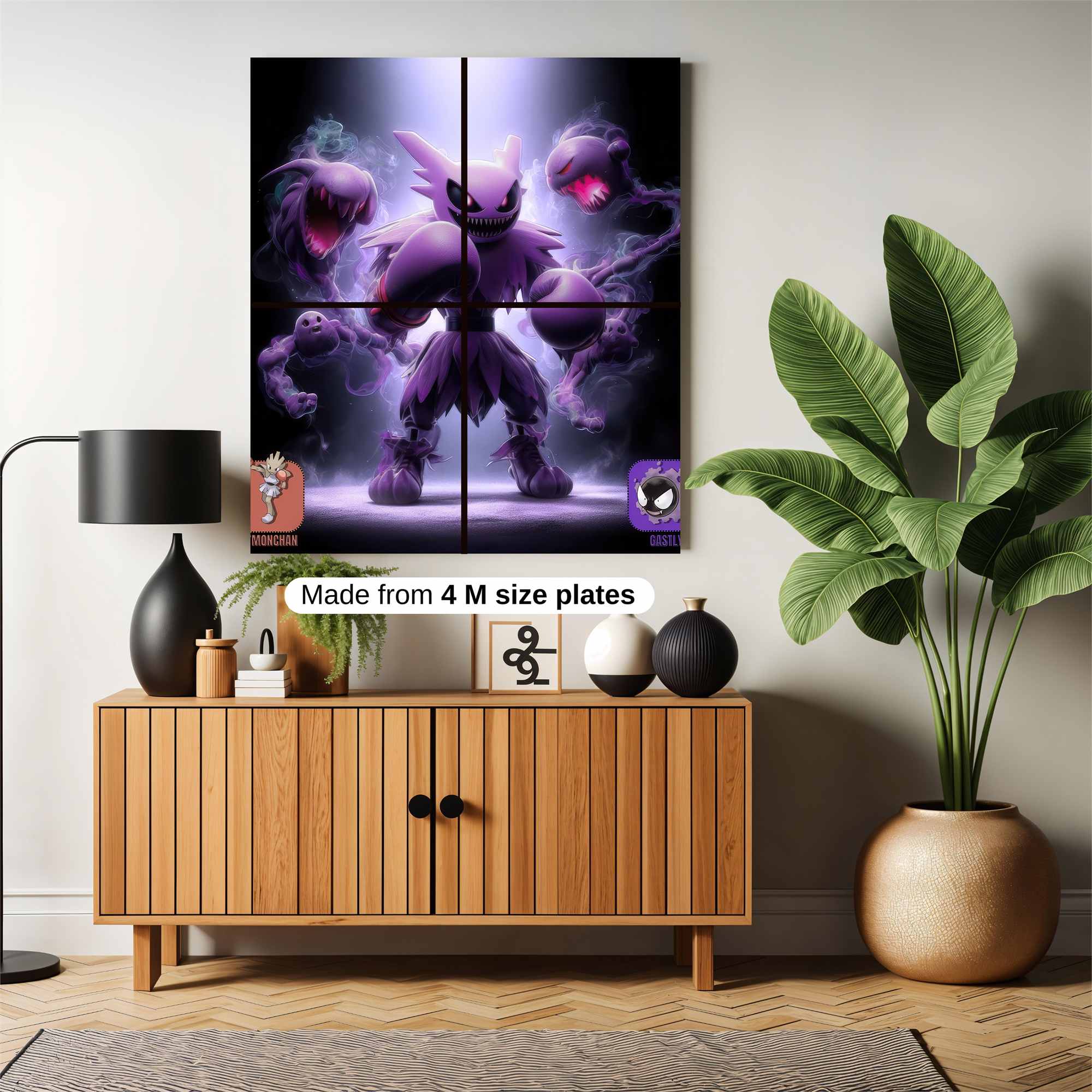 Gengar Ghastly Safe Wall Magnetic / M