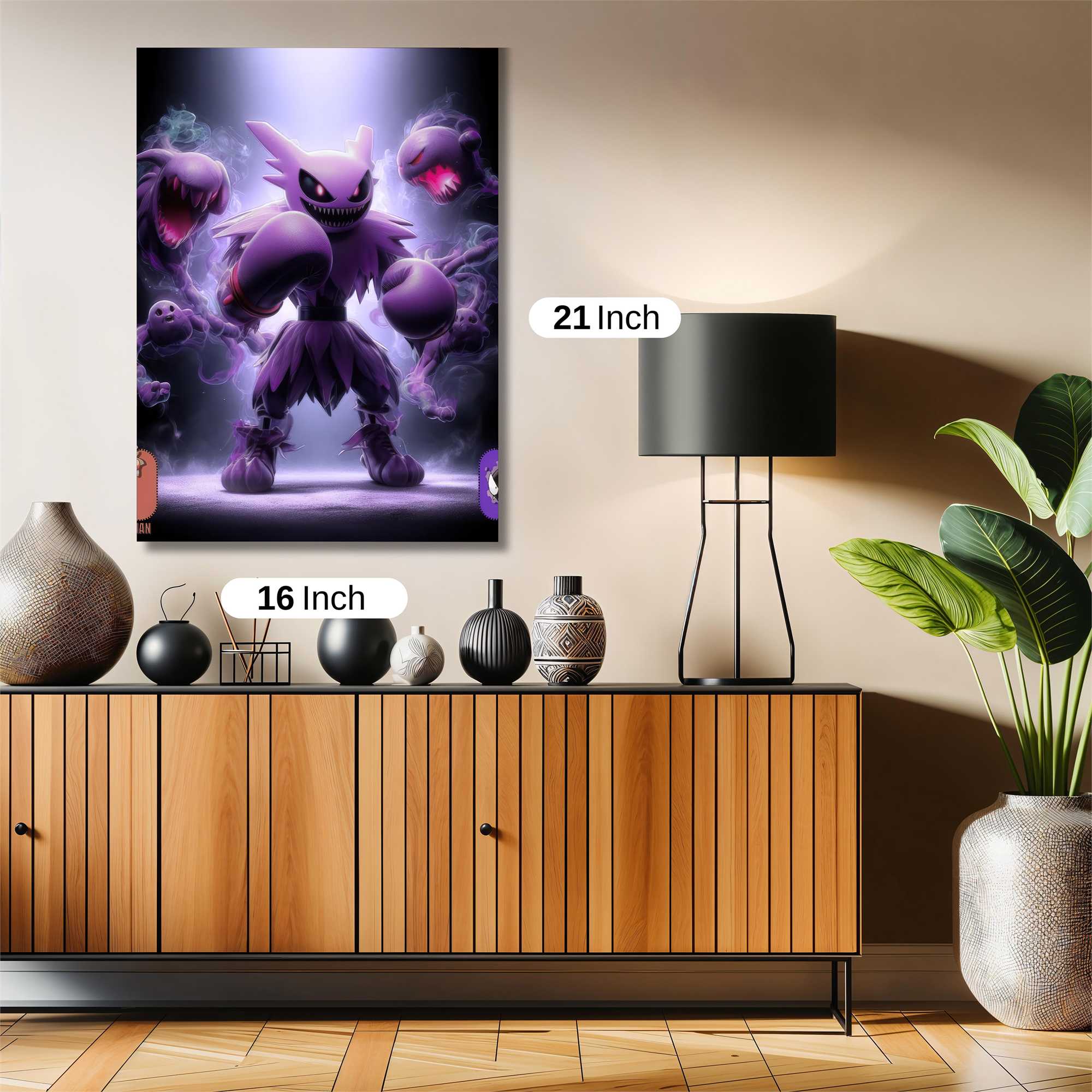 Gengar Ghastly Safe Wall Magnetic / M