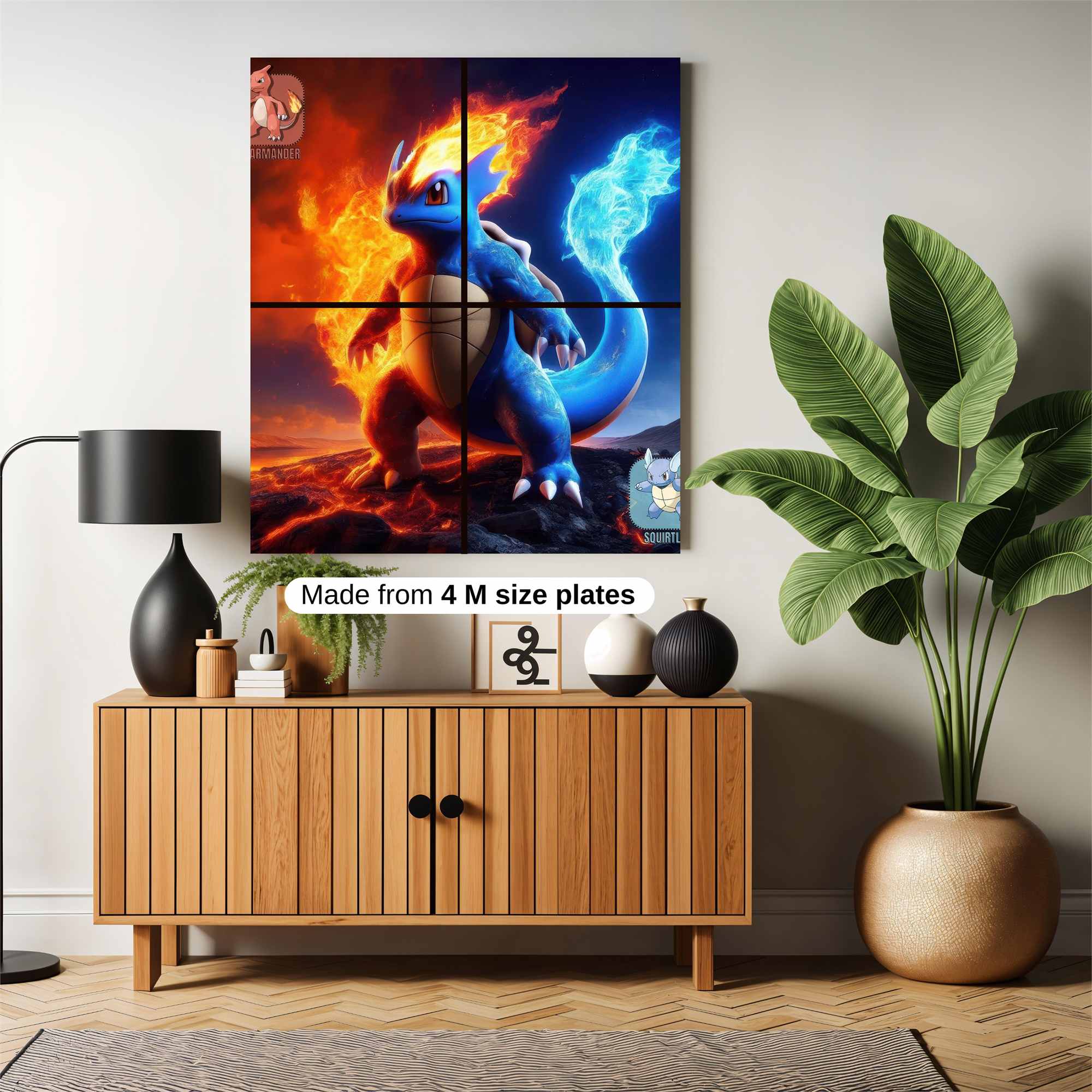 Blaziken Blaze Safe Wall Magnetic / M