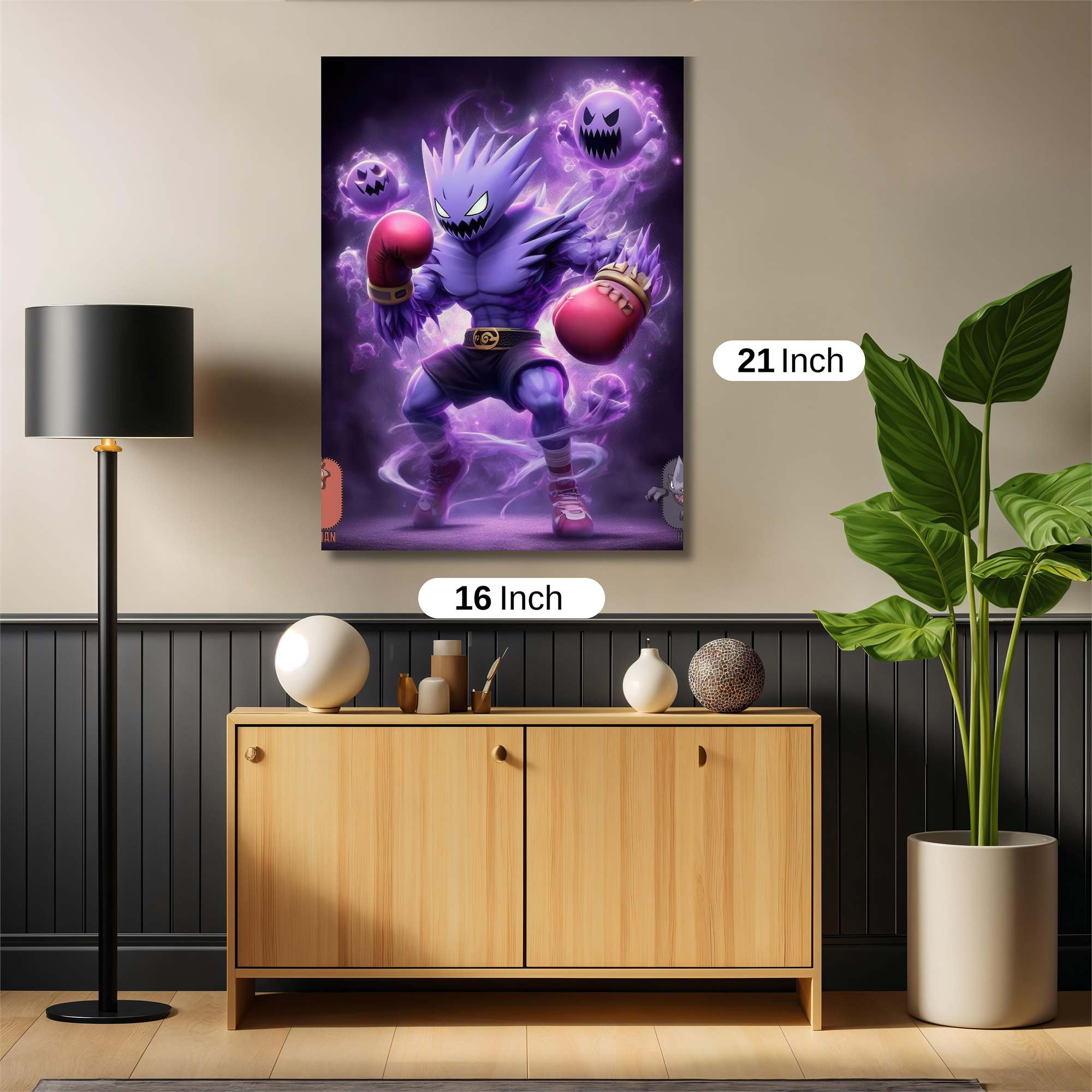 Gengar Boxer Safe Wall Magnetic / M