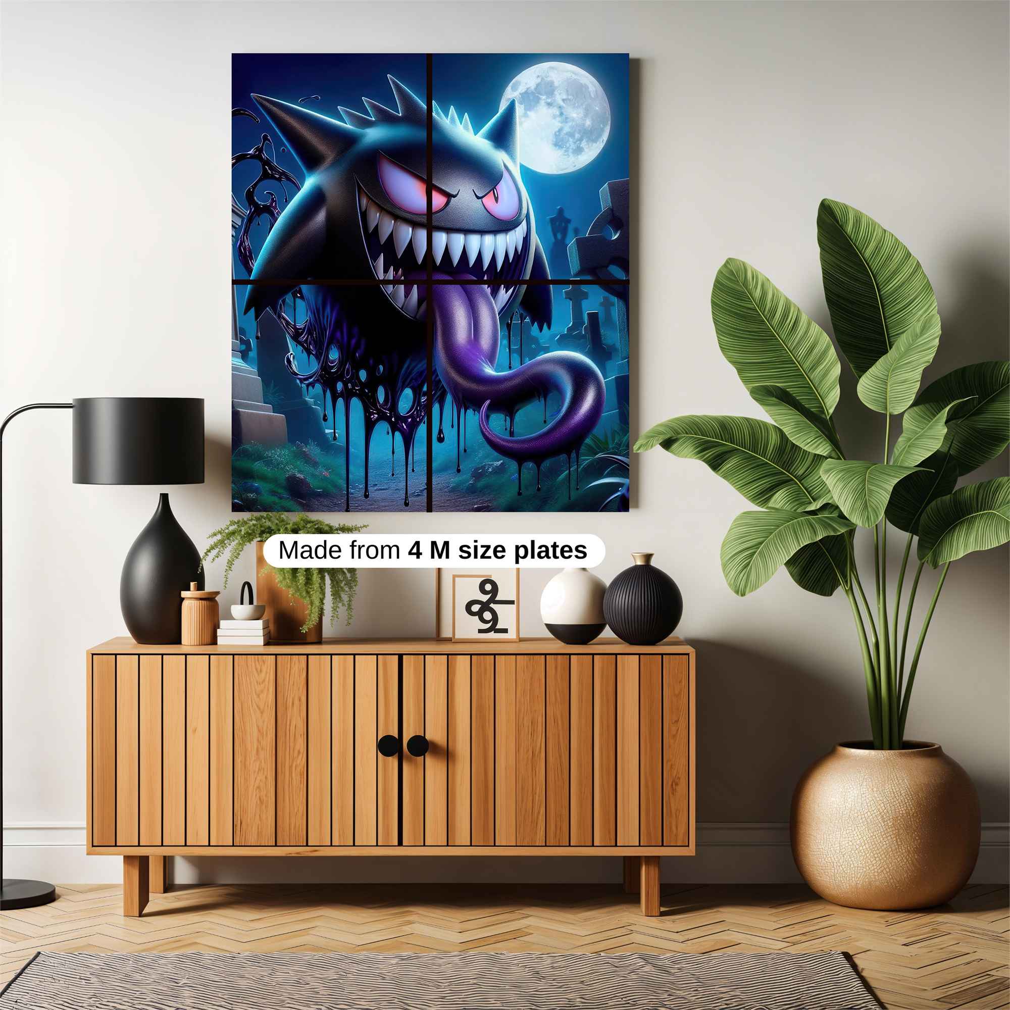 Gengar Ghastly Safe Wall Magnetic / M