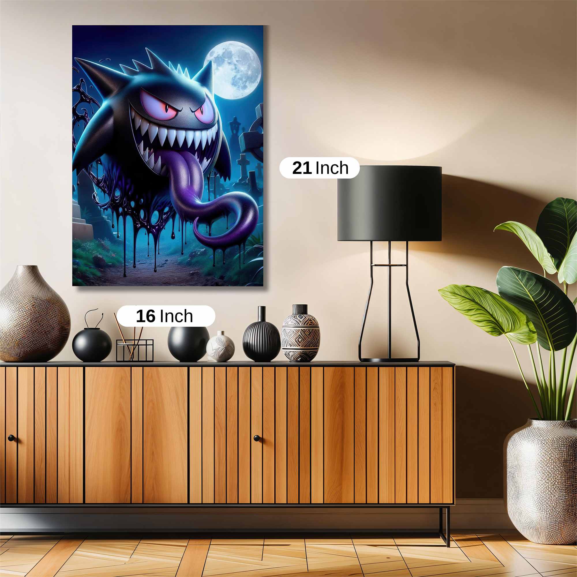 Gengar Ghastly Safe Wall Magnetic / M
