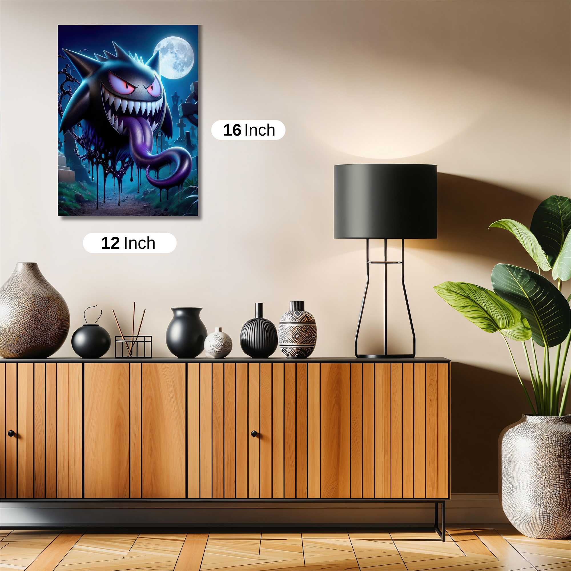 Gengar Ghastly Safe Wall Magnetic / M