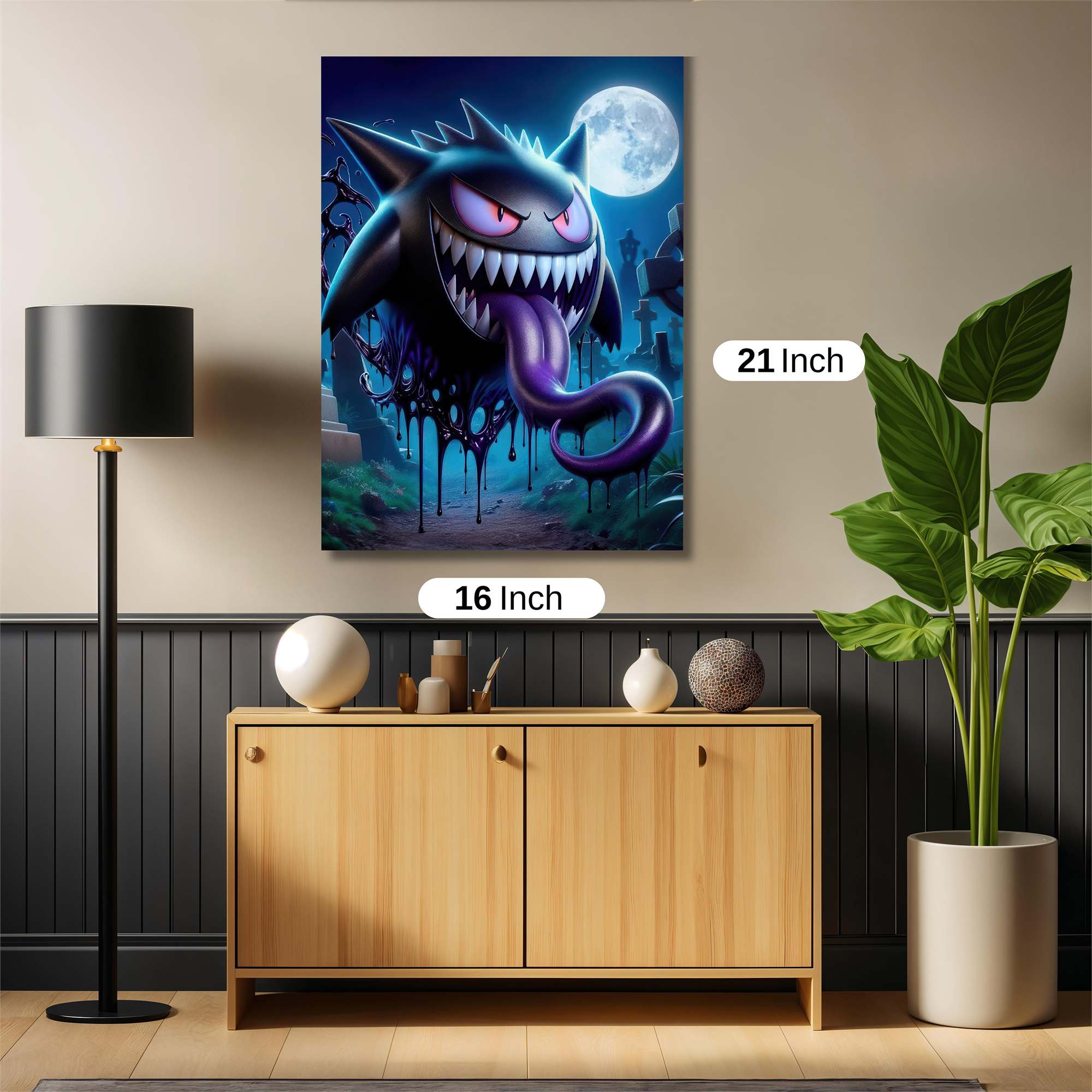 Gengar Ghastly Safe Wall Magnetic / M