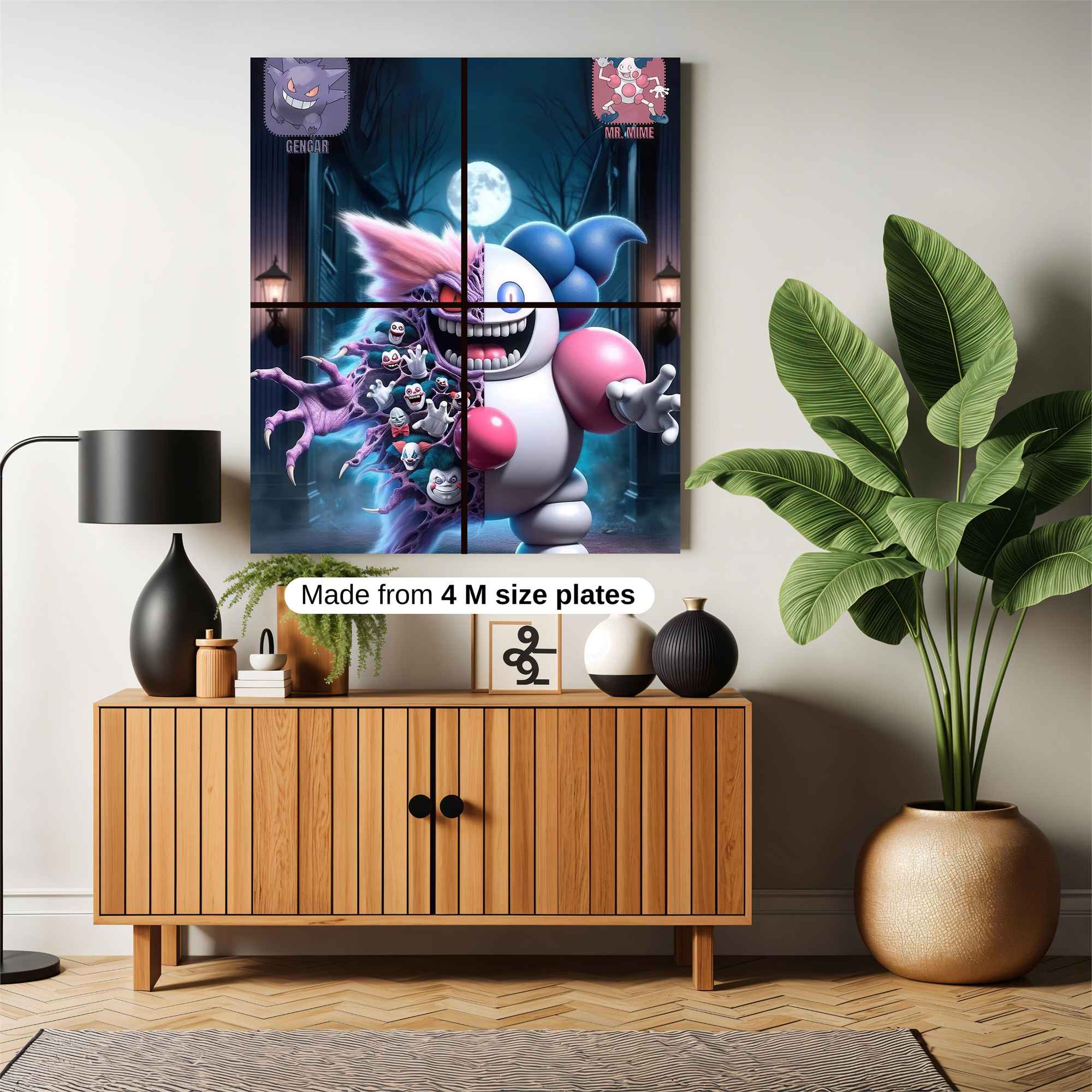Gengar Gleeful Safe Wall Magnetic / M