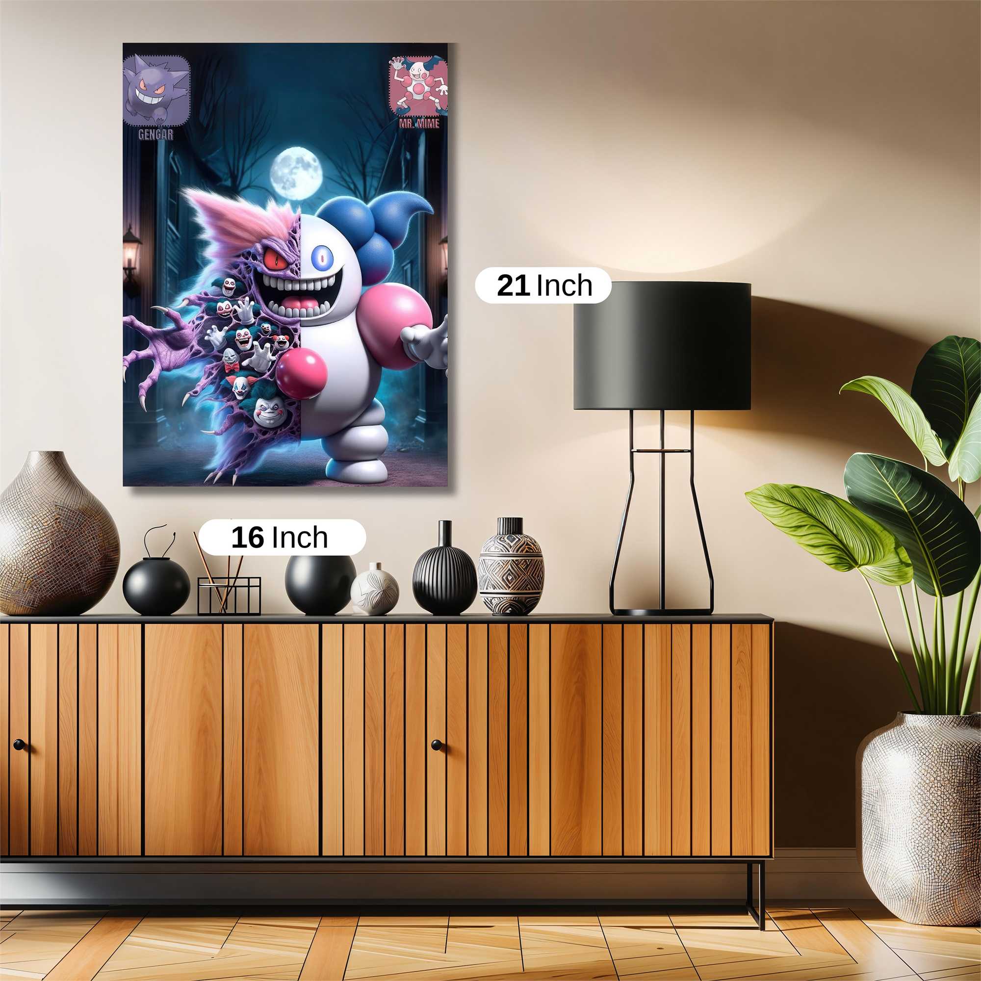 Gengar Gleeful Safe Wall Magnetic / M