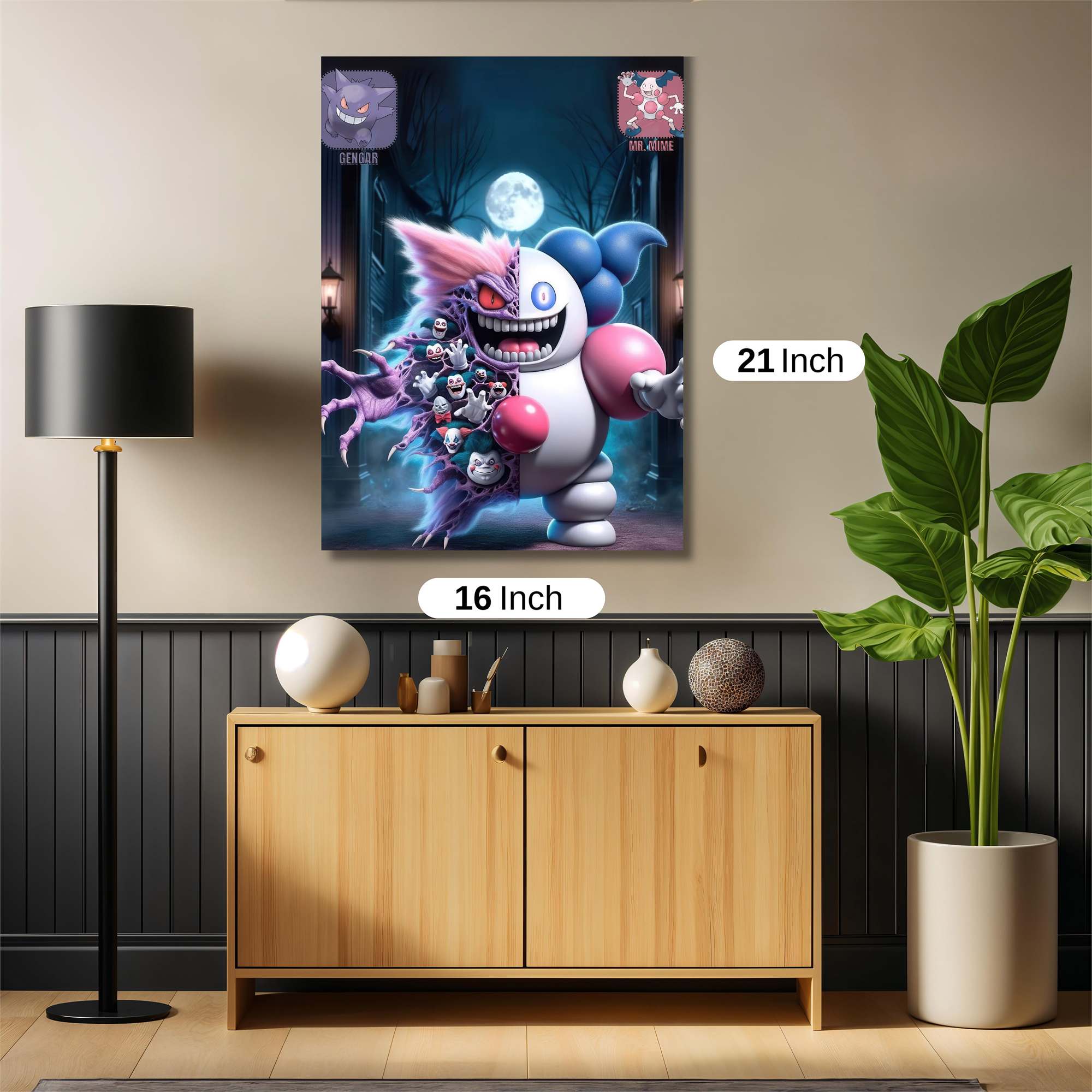 Gengar Gleeful Safe Wall Magnetic / M