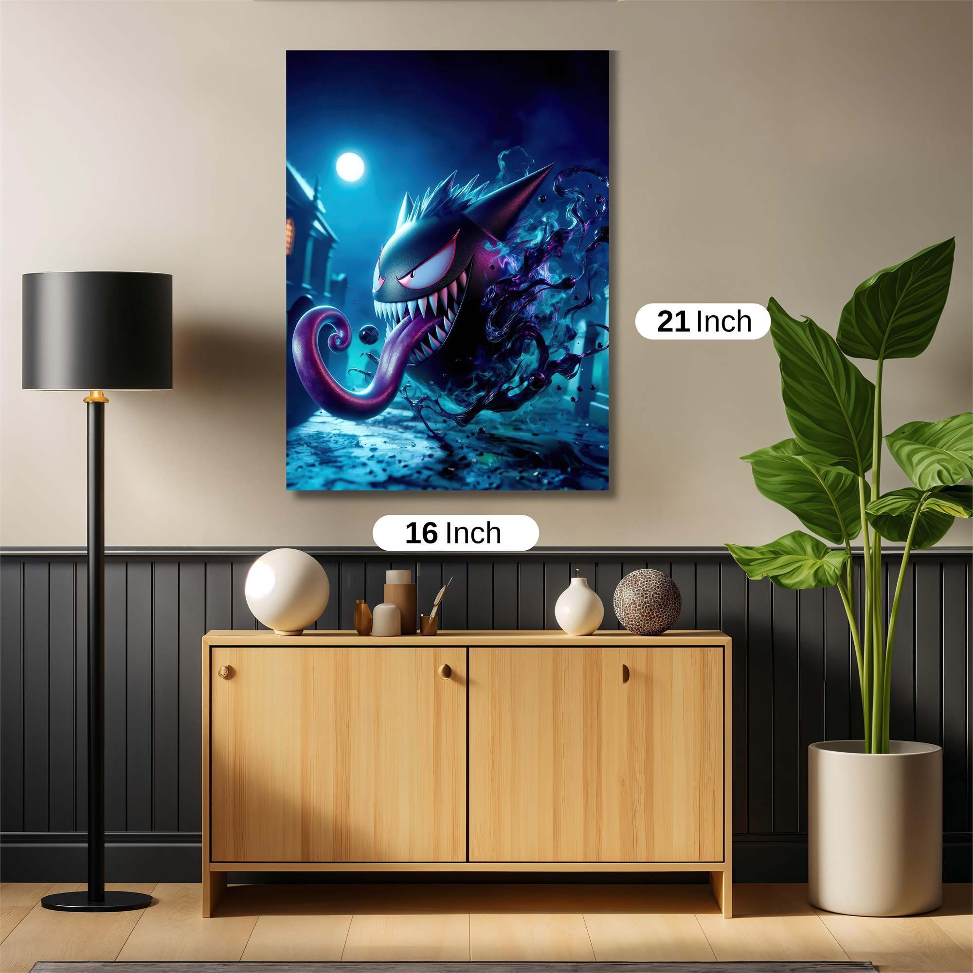 Gengar Ghastly Safe Wall Magnetic / M