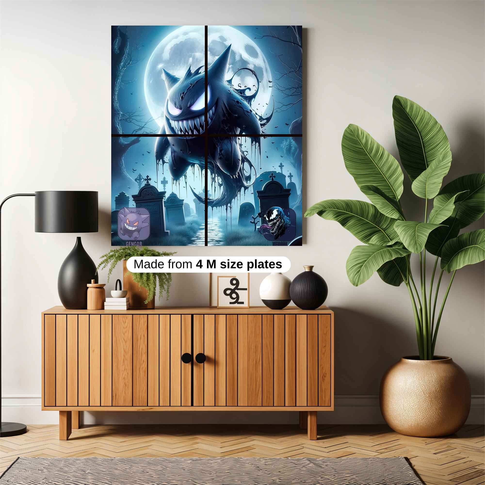 Gengar Ghastly Safe Wall Magnetic / M