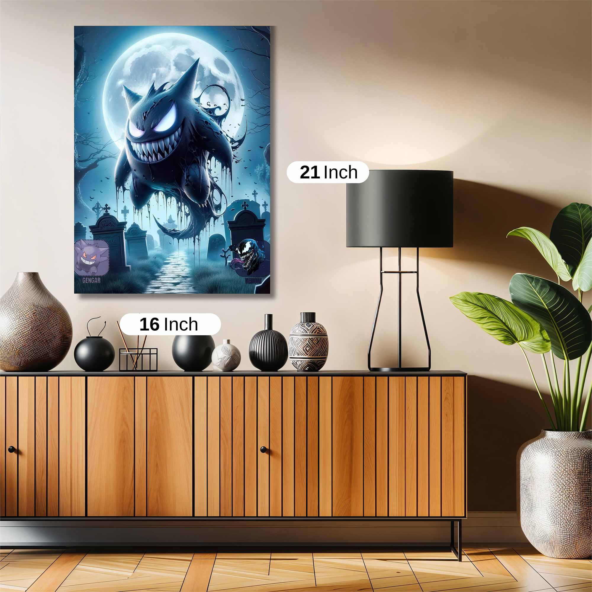 Gengar Ghastly Safe Wall Magnetic / M