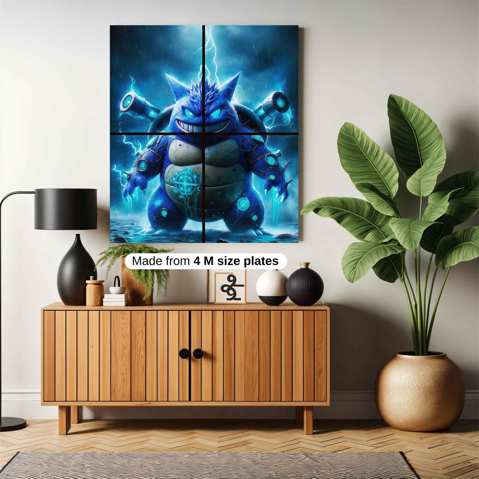Bl Wartortle Safe Wall Magnetic / M