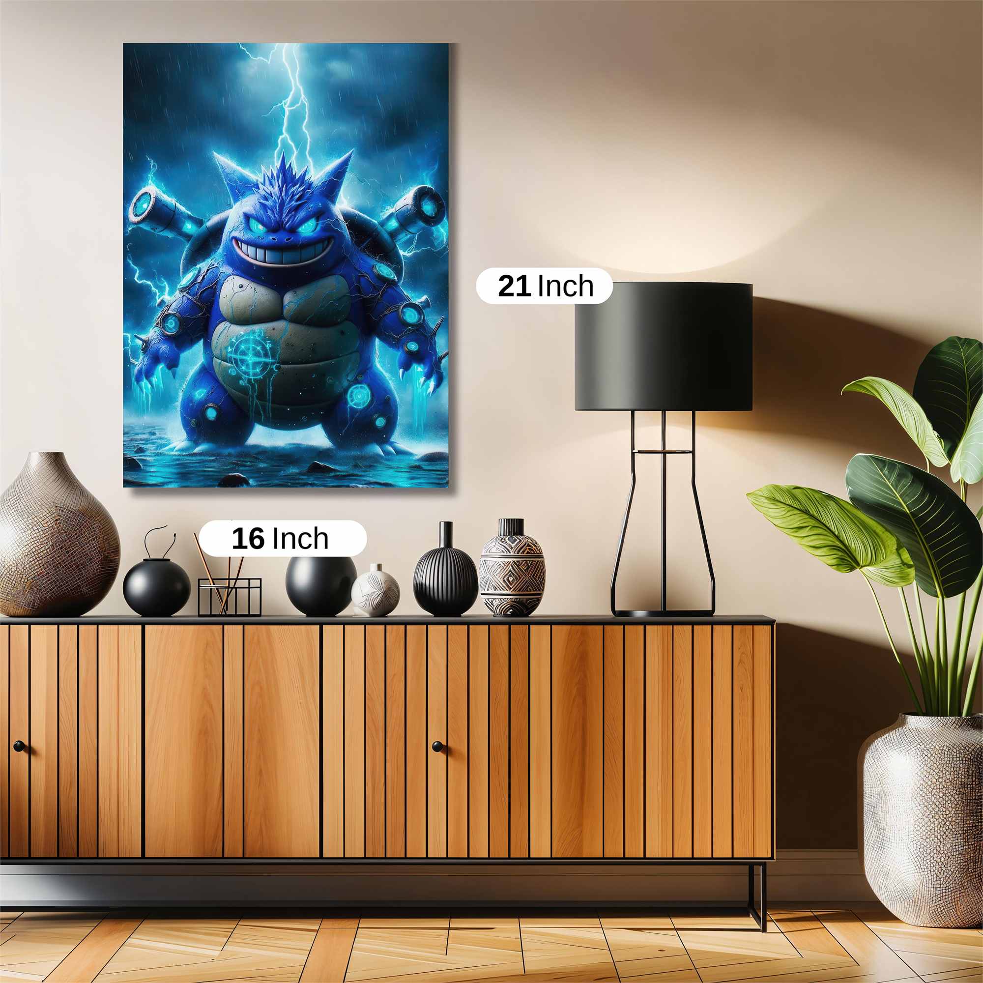 Bl Wartortle Safe Wall Magnetic / M