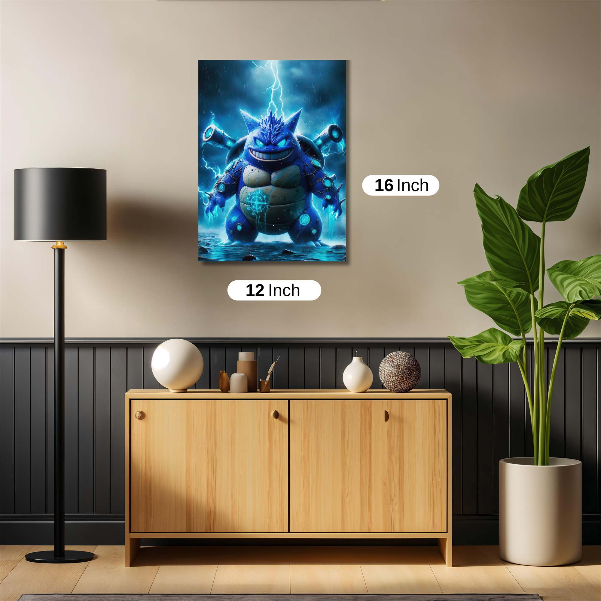 Bl Wartortle Safe Wall Magnetic / M
