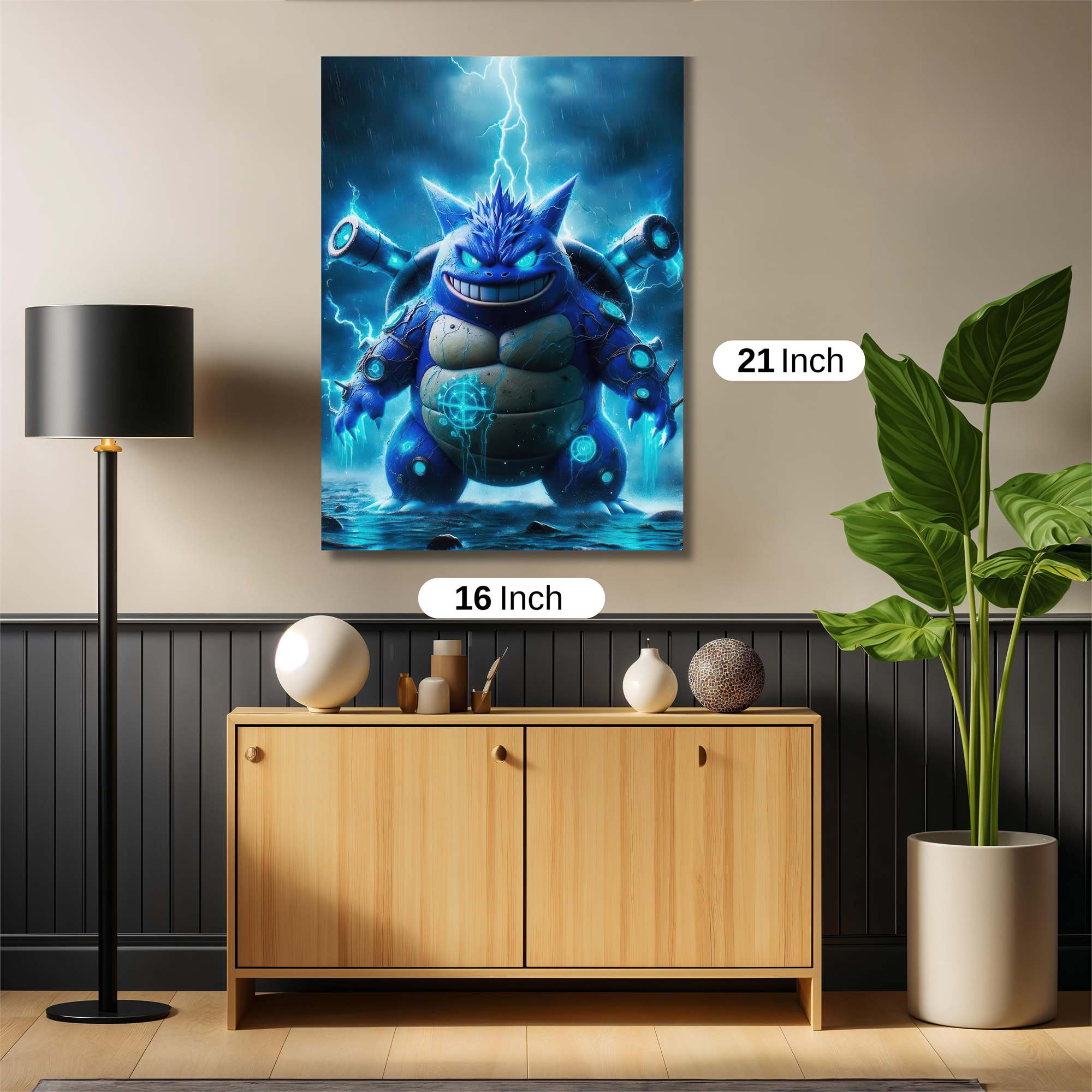 Bl Wartortle Safe Wall Magnetic / M