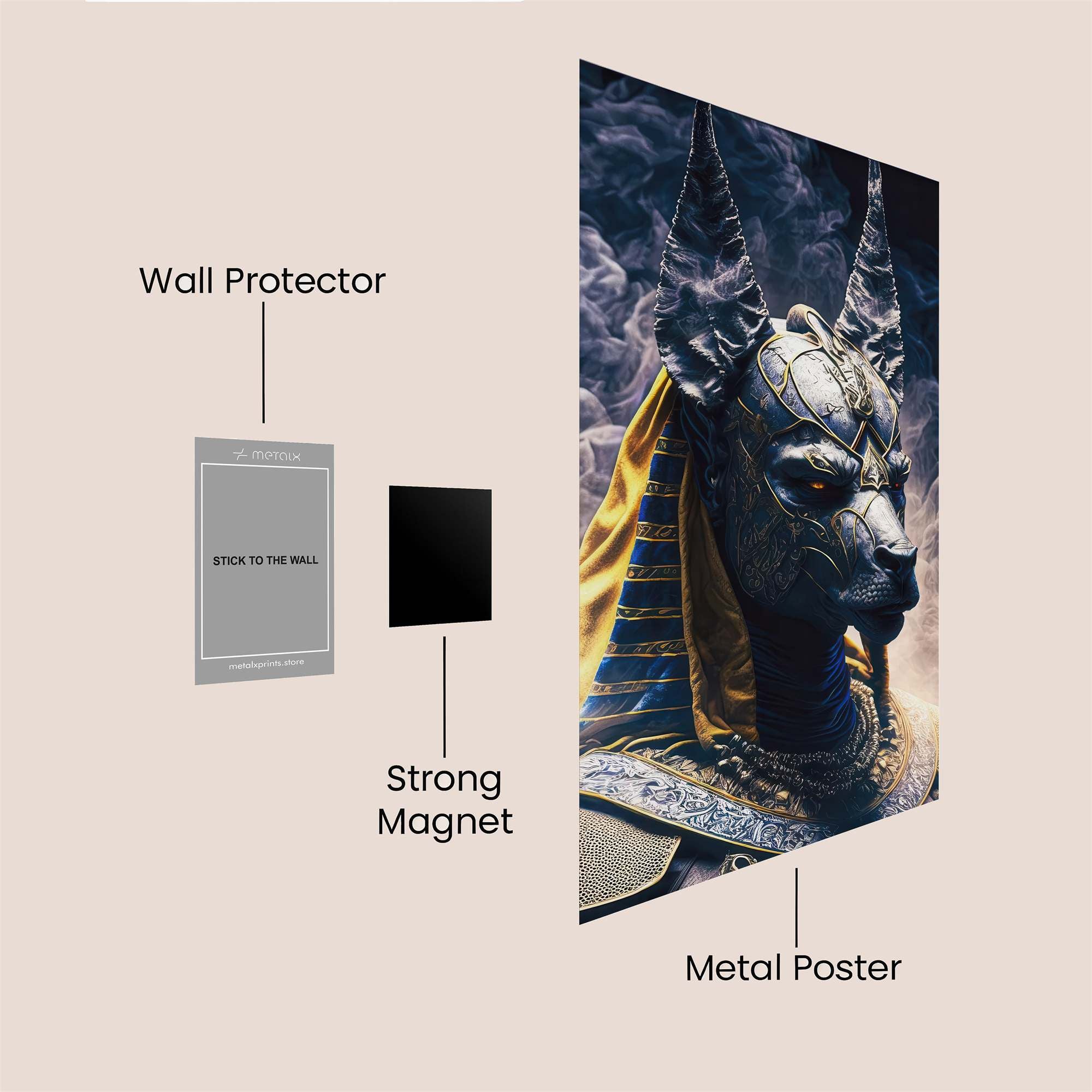 Anubis Enigma Safe Wall Magnetic / M