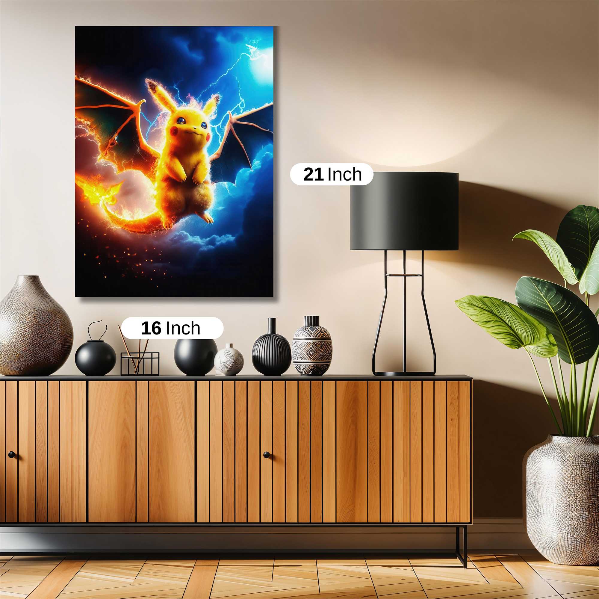 Pikachu Pyroclastic Safe Wall Magnetic / M