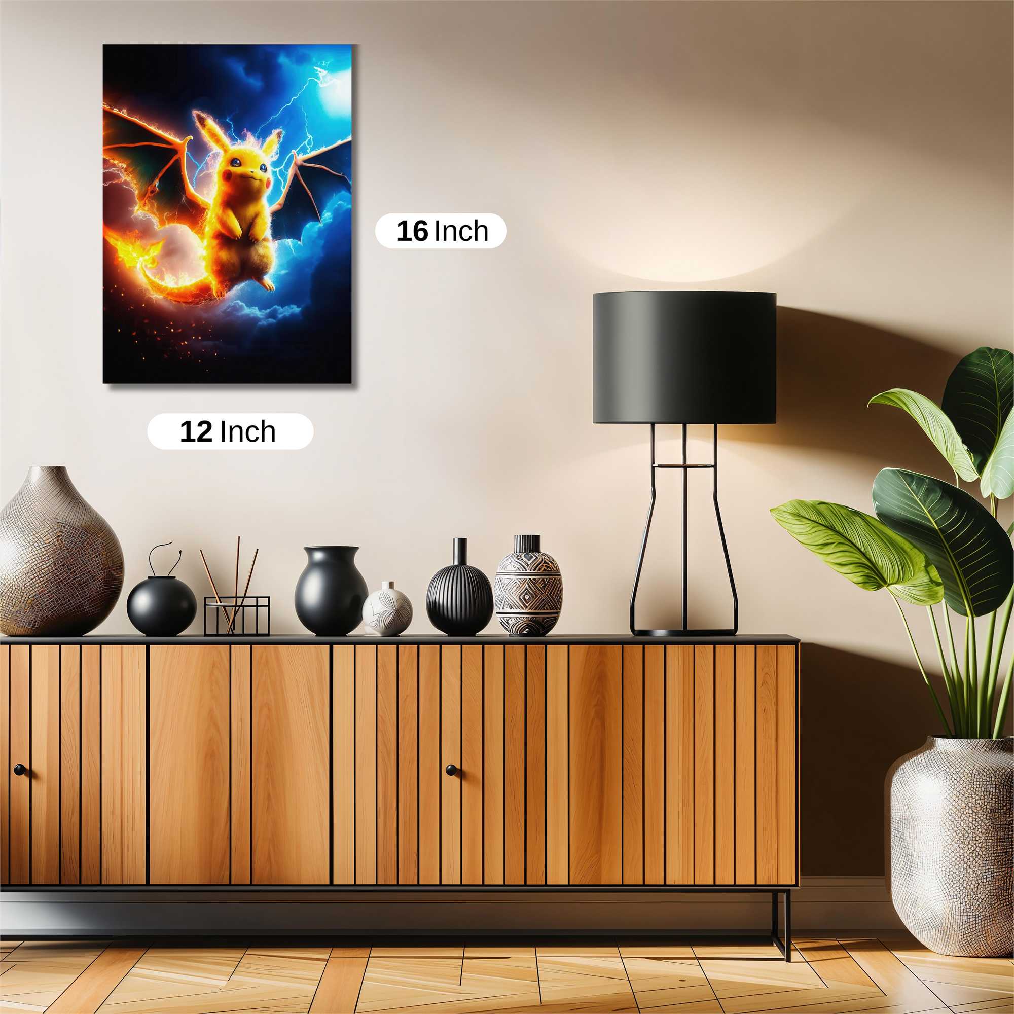 Pikachu Pyroclastic Safe Wall Magnetic / M