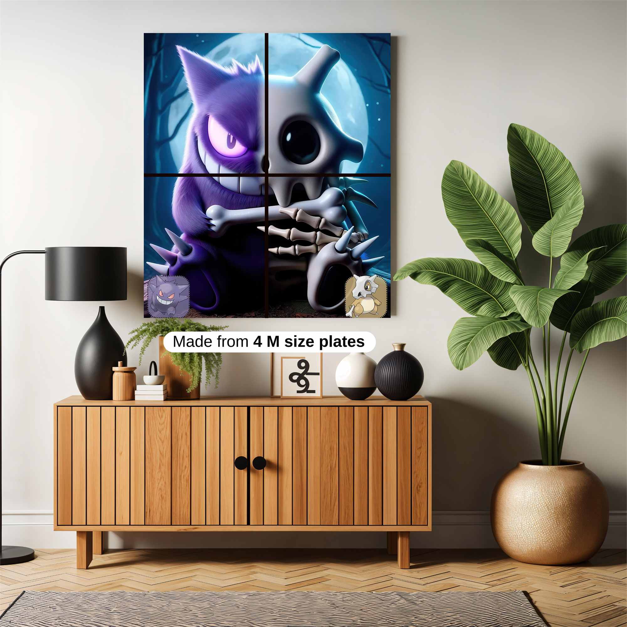 Gengar Ghastly Safe Wall Magnetic / M