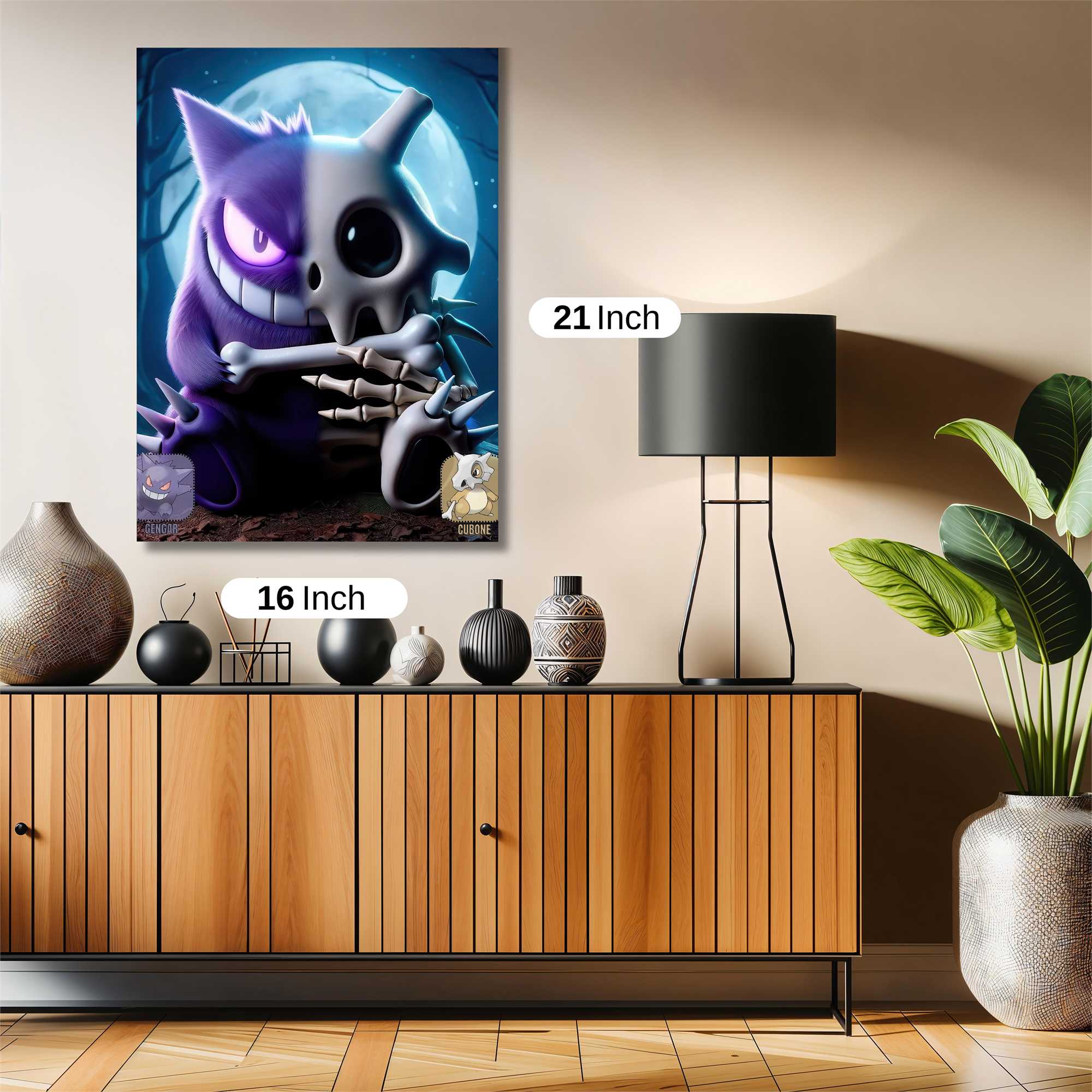 Gengar Ghastly Safe Wall Magnetic / M