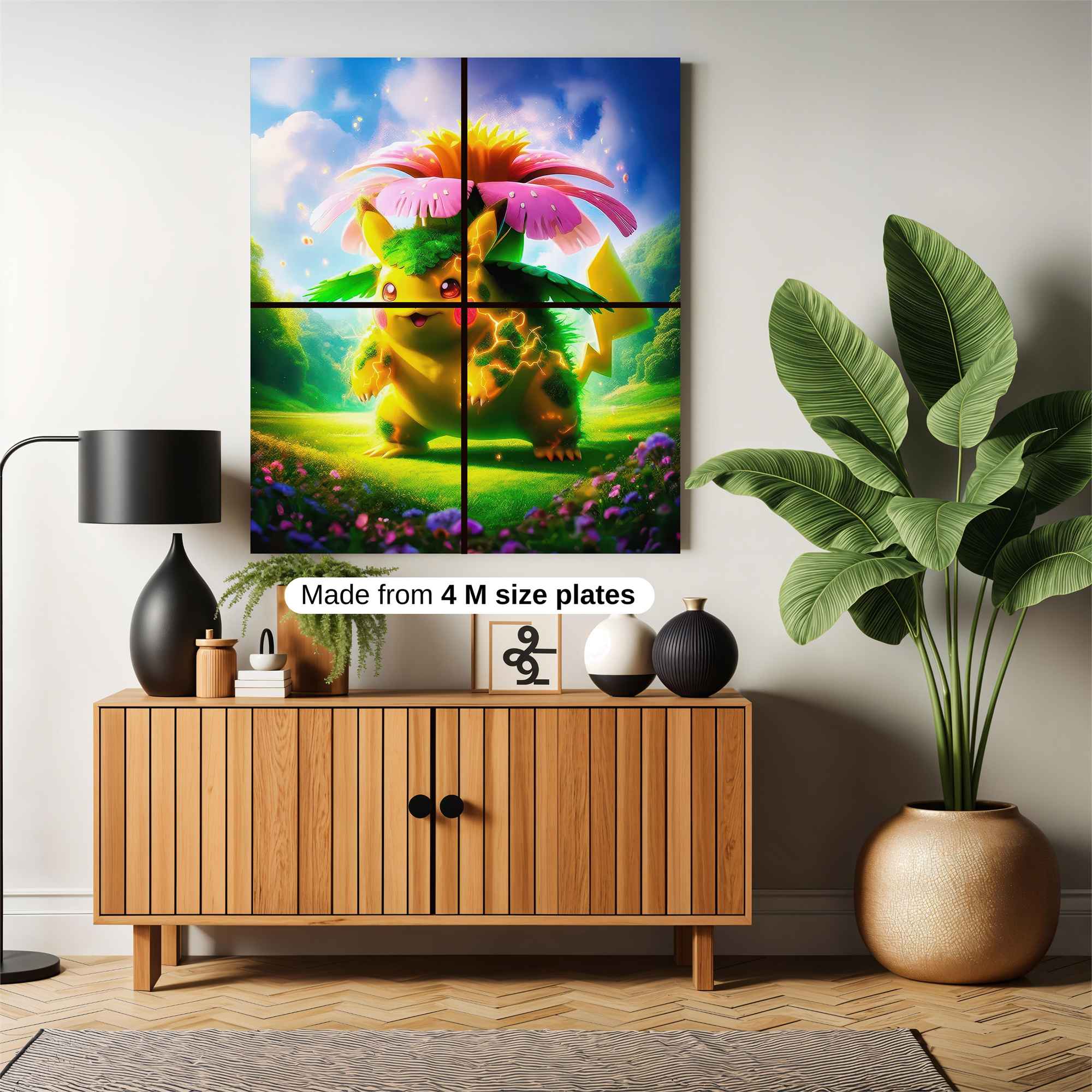 Pikachu Bloom Safe Wall Magnetic / M