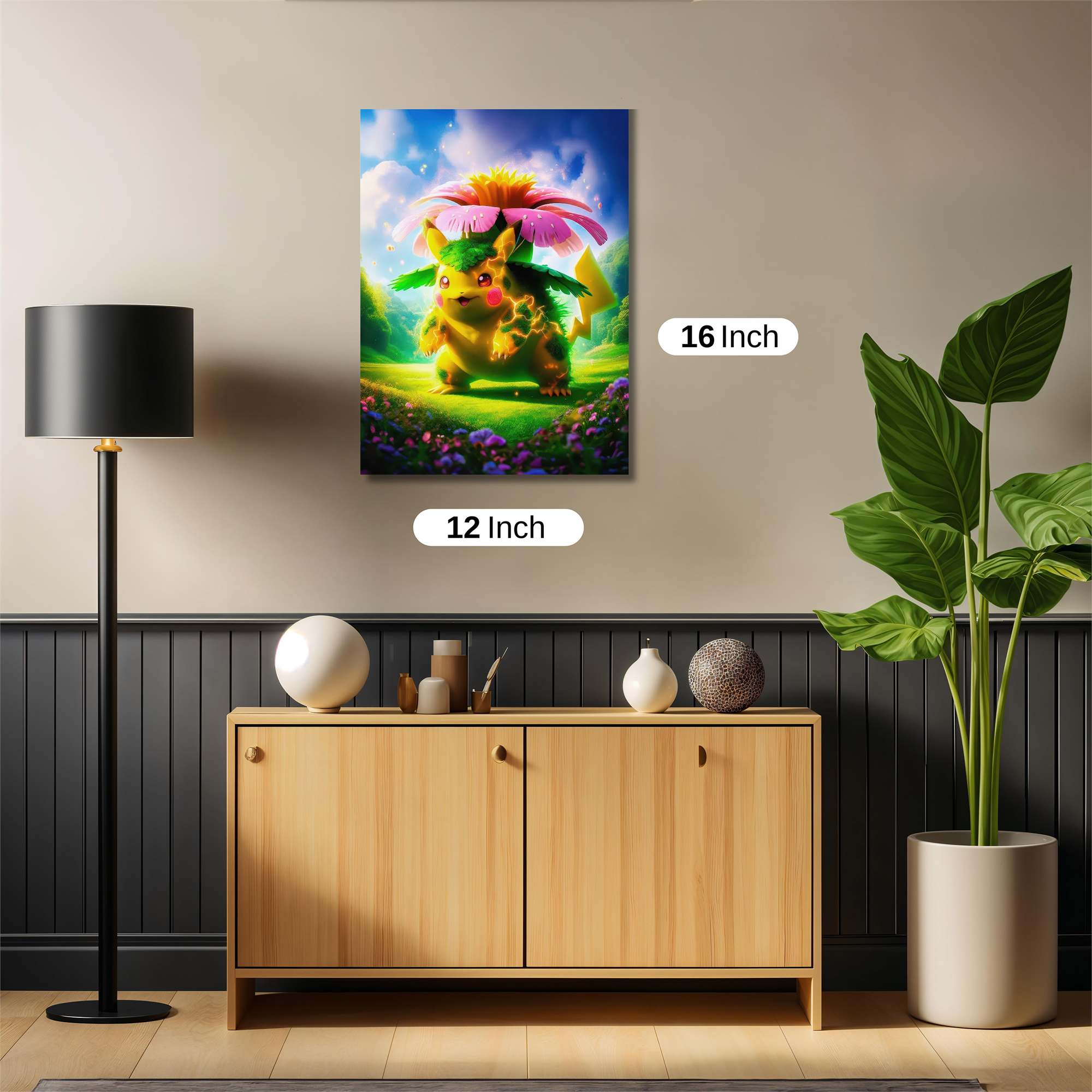 Pikachu Bloom Safe Wall Magnetic / M