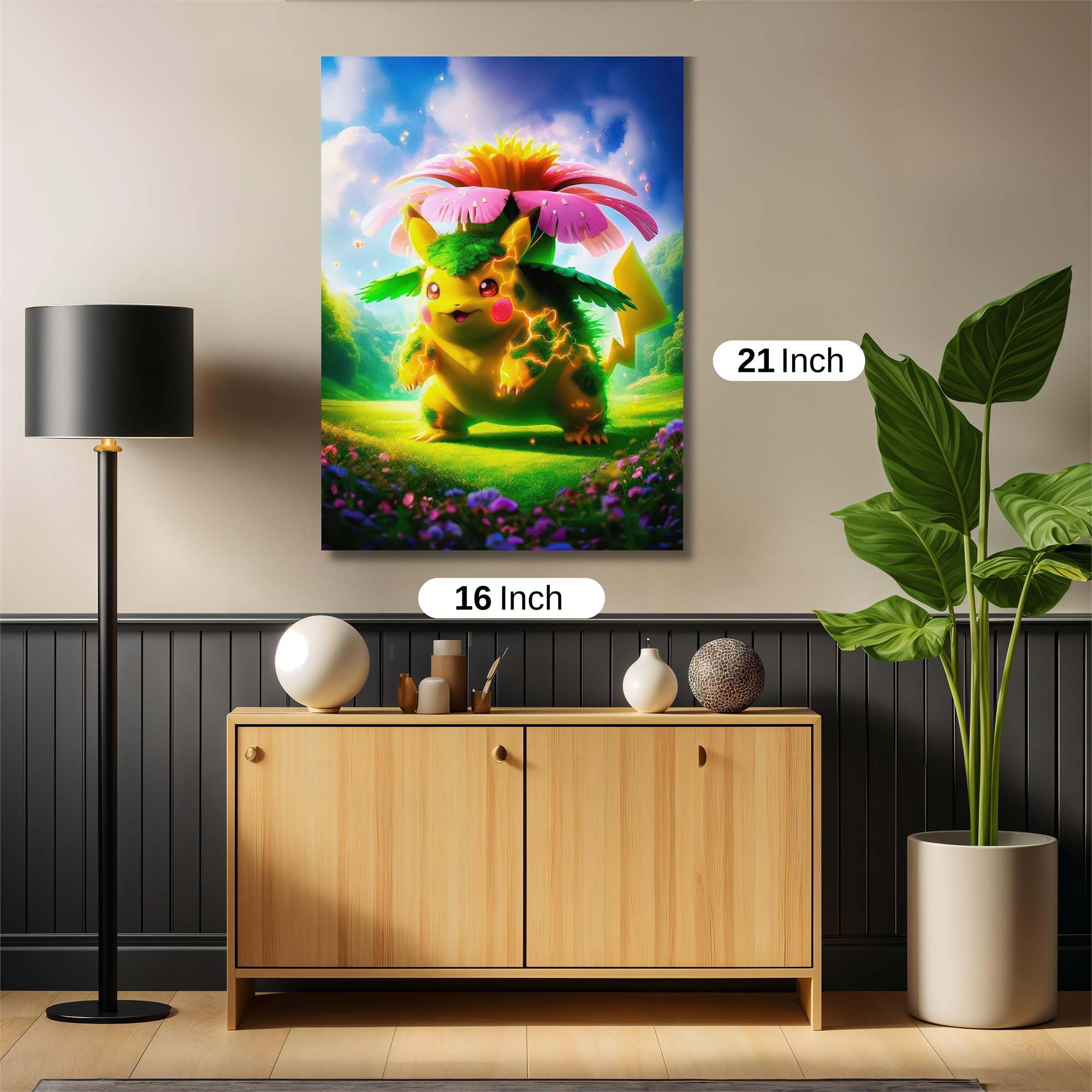 Pikachu Bloom Safe Wall Magnetic / M
